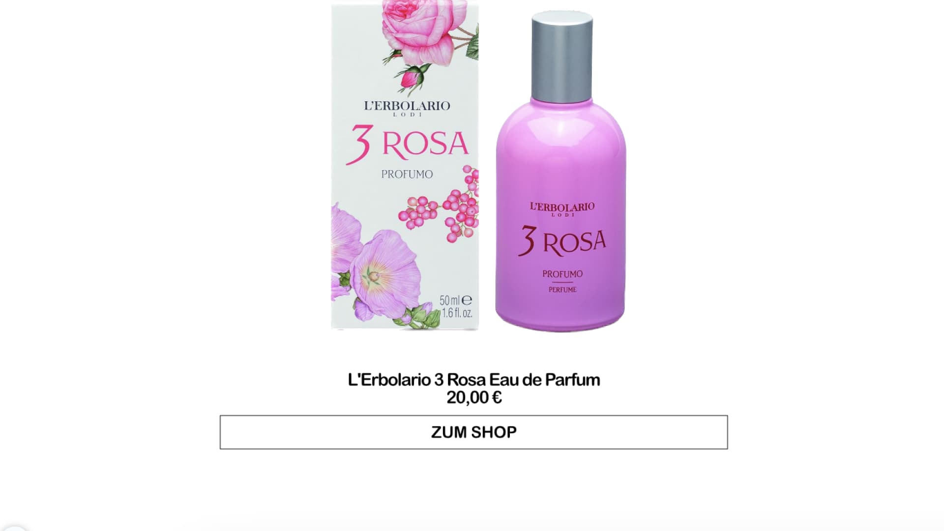 L'Erbolario 3 Rosa Eau de Parfum