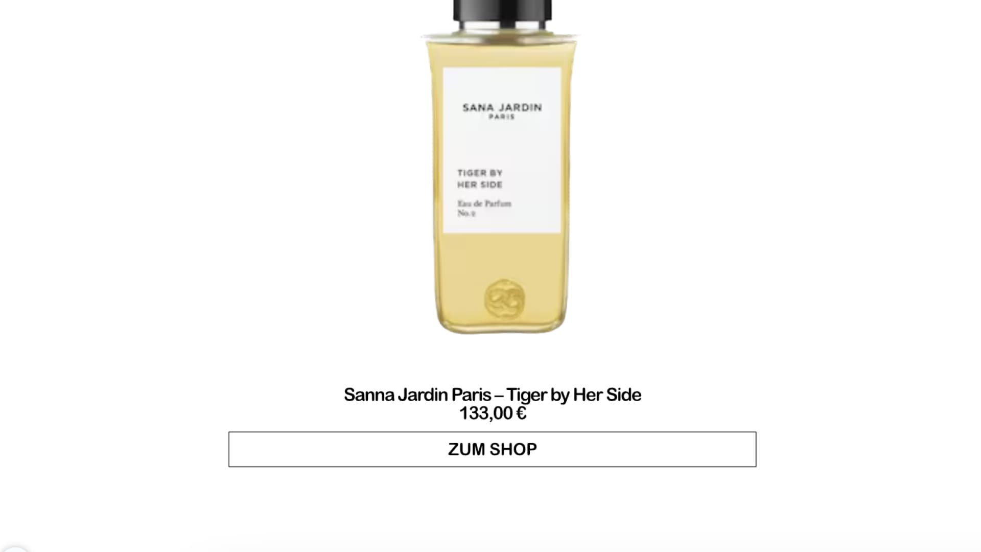 Sanna Jardin Paris – Tiger by Her Side