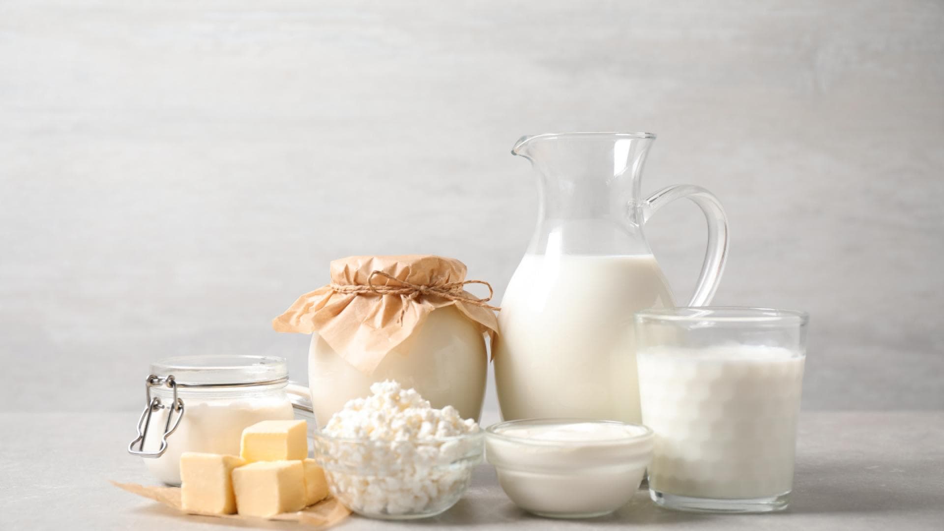 verschiedene Milchprodukte verschiedene Milchprodukte