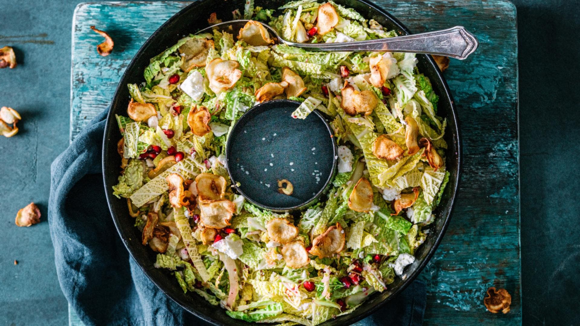 Wirsingsalat-Topinambur