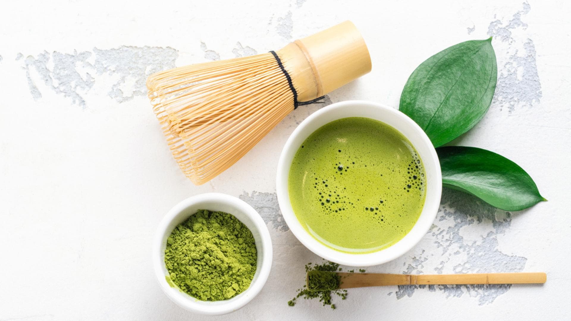 Fertig zubereiteter Matcha Fertig zubereiteter Matcha