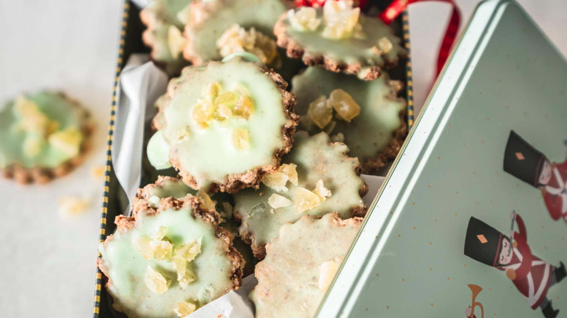 Chai-Kekse in einer Box