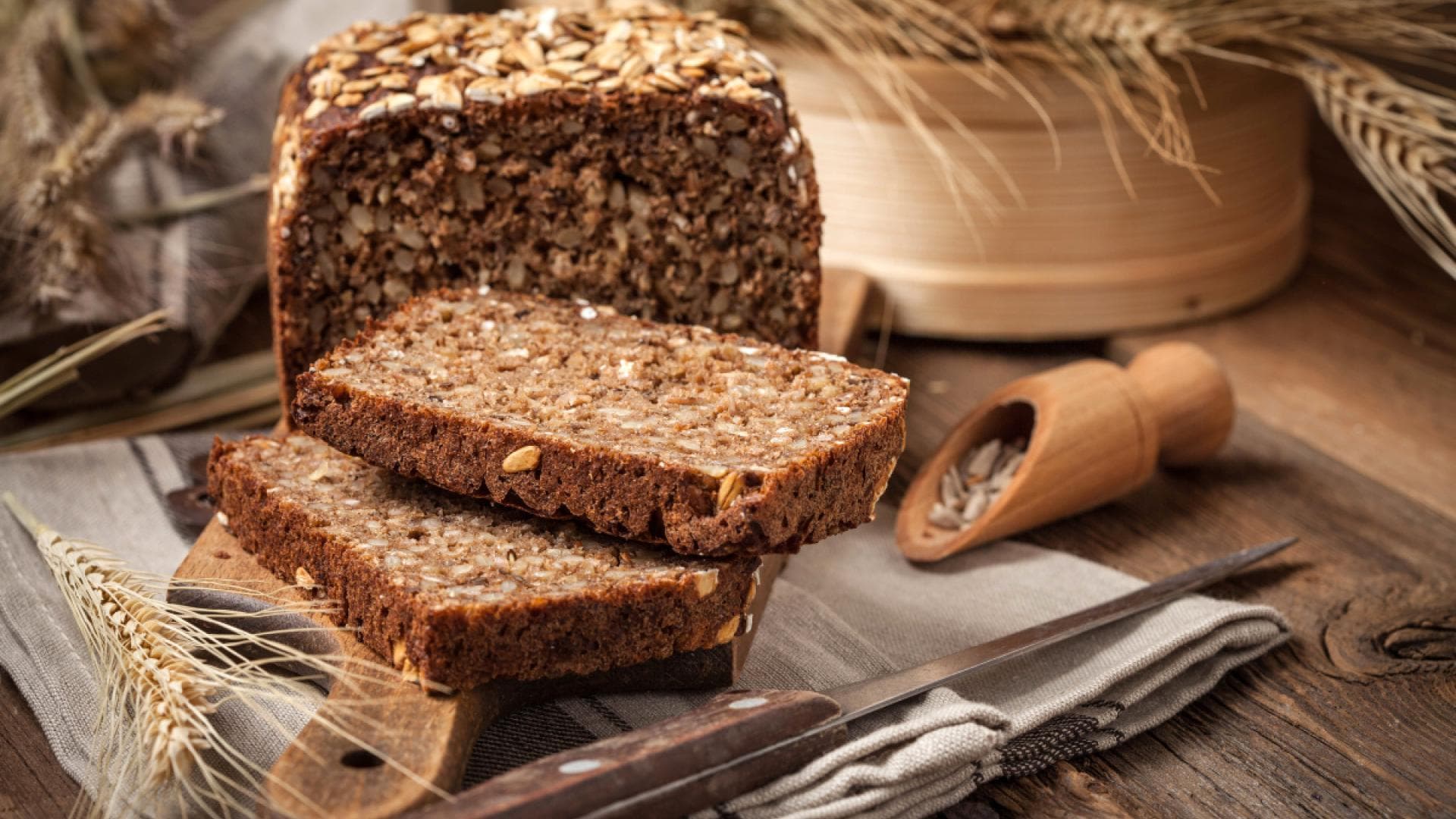 Vollkornbrot in Scheiben Vollkornbrot in Scheiben