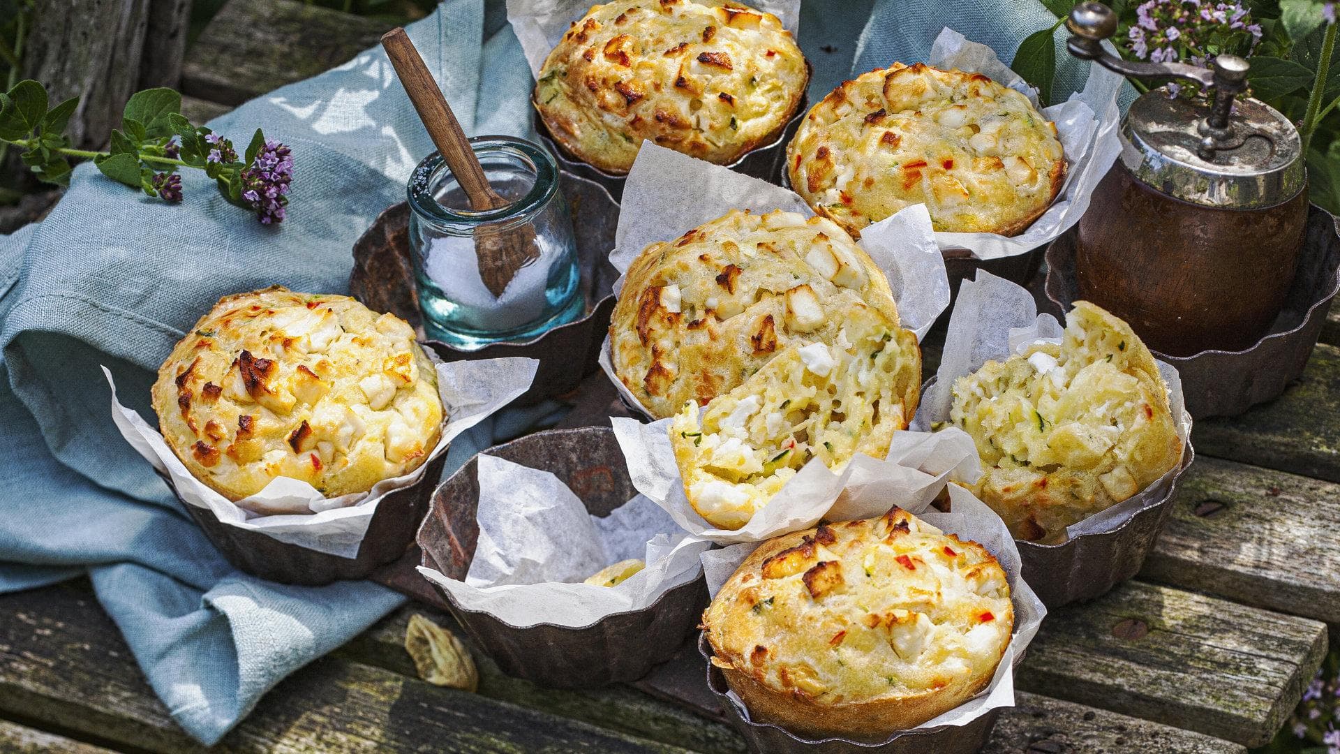 Zucchini-Muffins Zucchini-Muffins