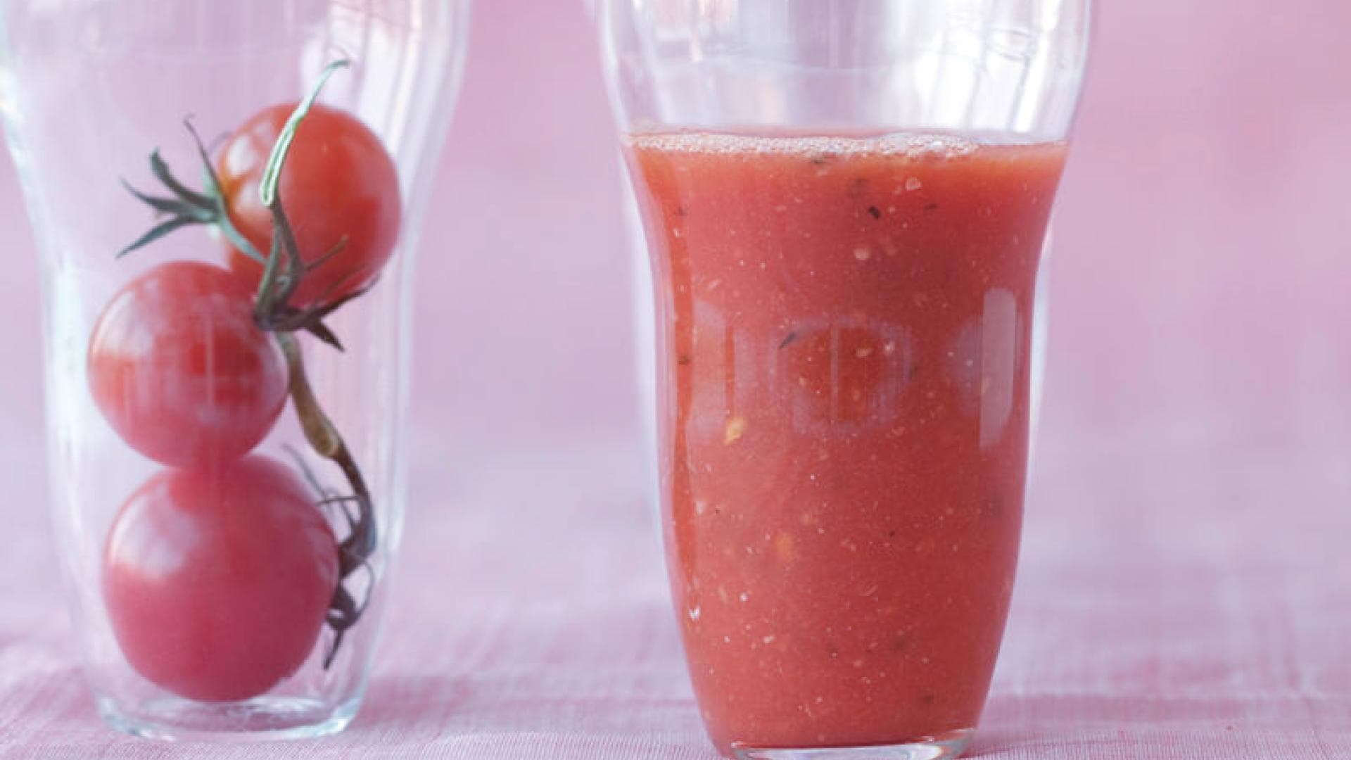 Tomaten-Basilikum-Shake
