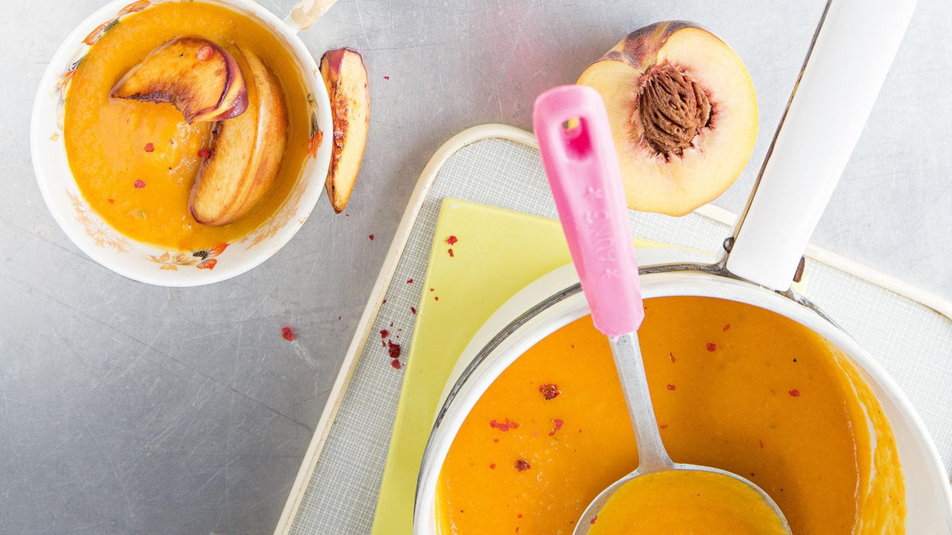 Möhren-Curry-Suppe