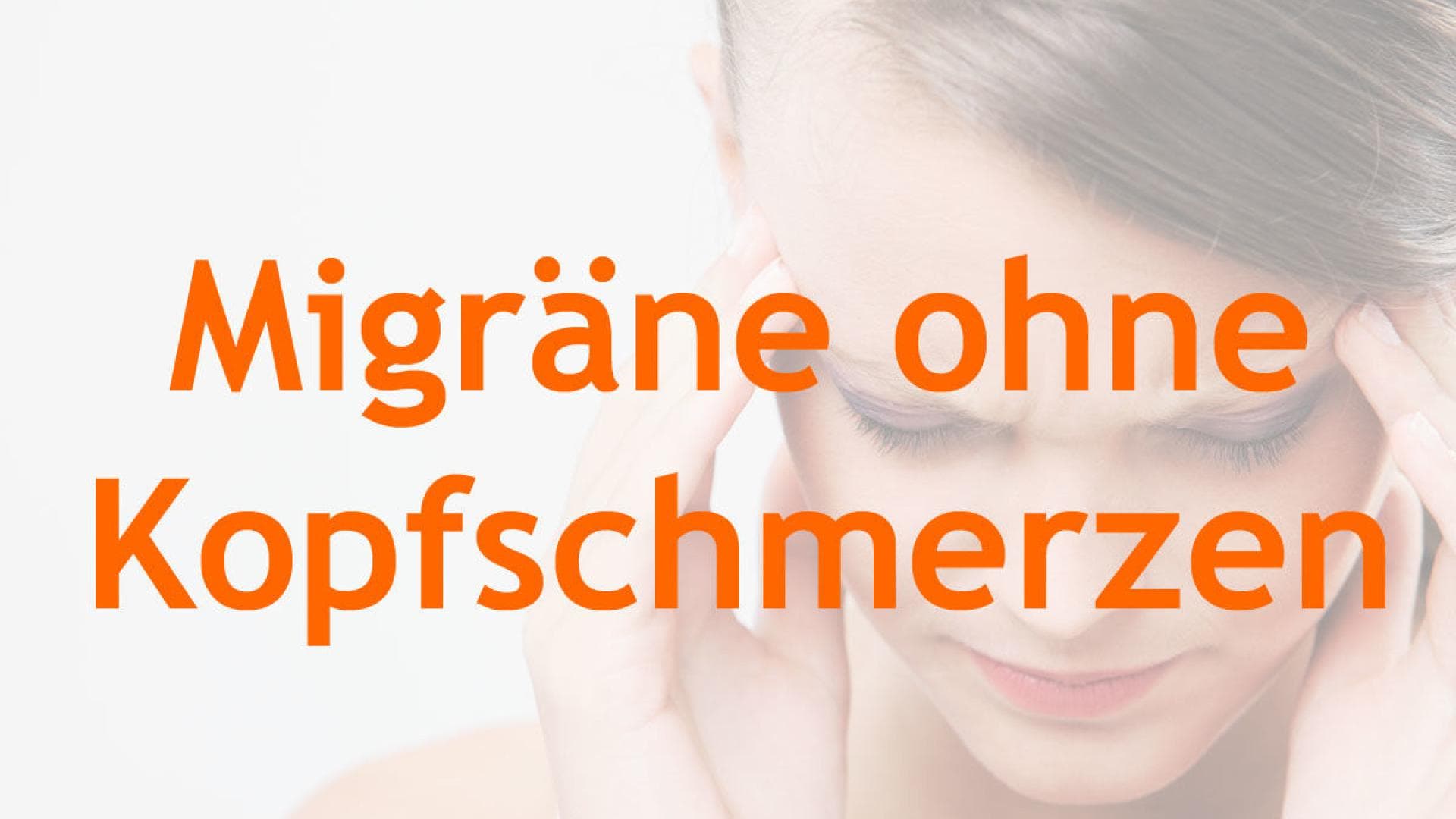 Frau mit Migräne Migränearten