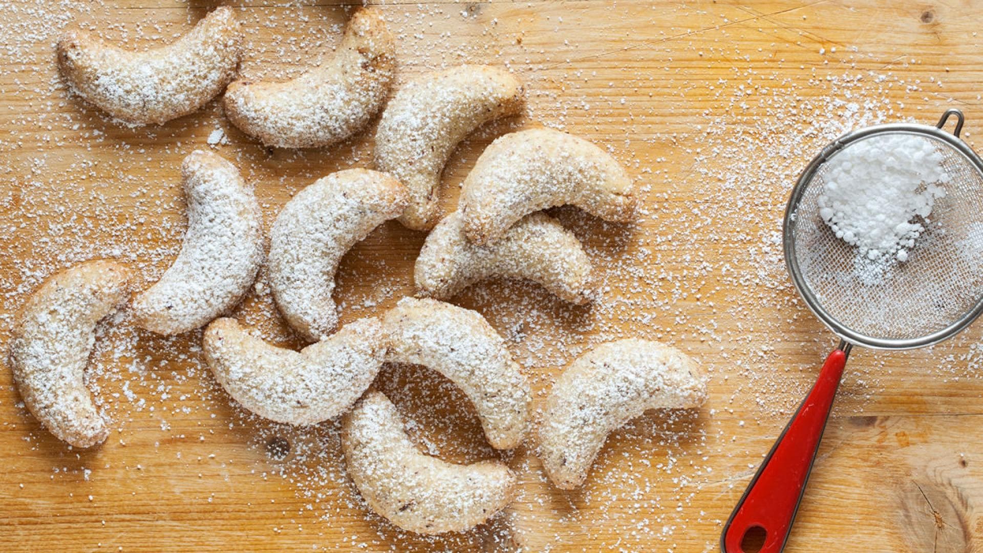 vanille-kipferl, low carb vanille-kipferl