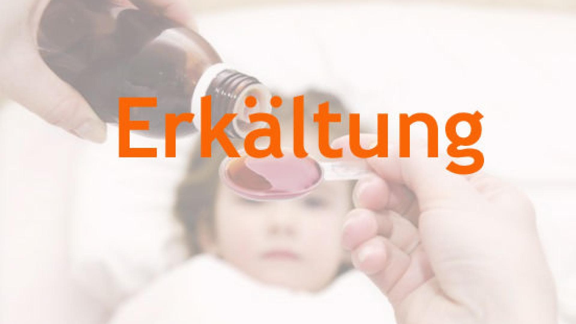 Krankes Kind bekommt Medizin Kinderkrankheiten