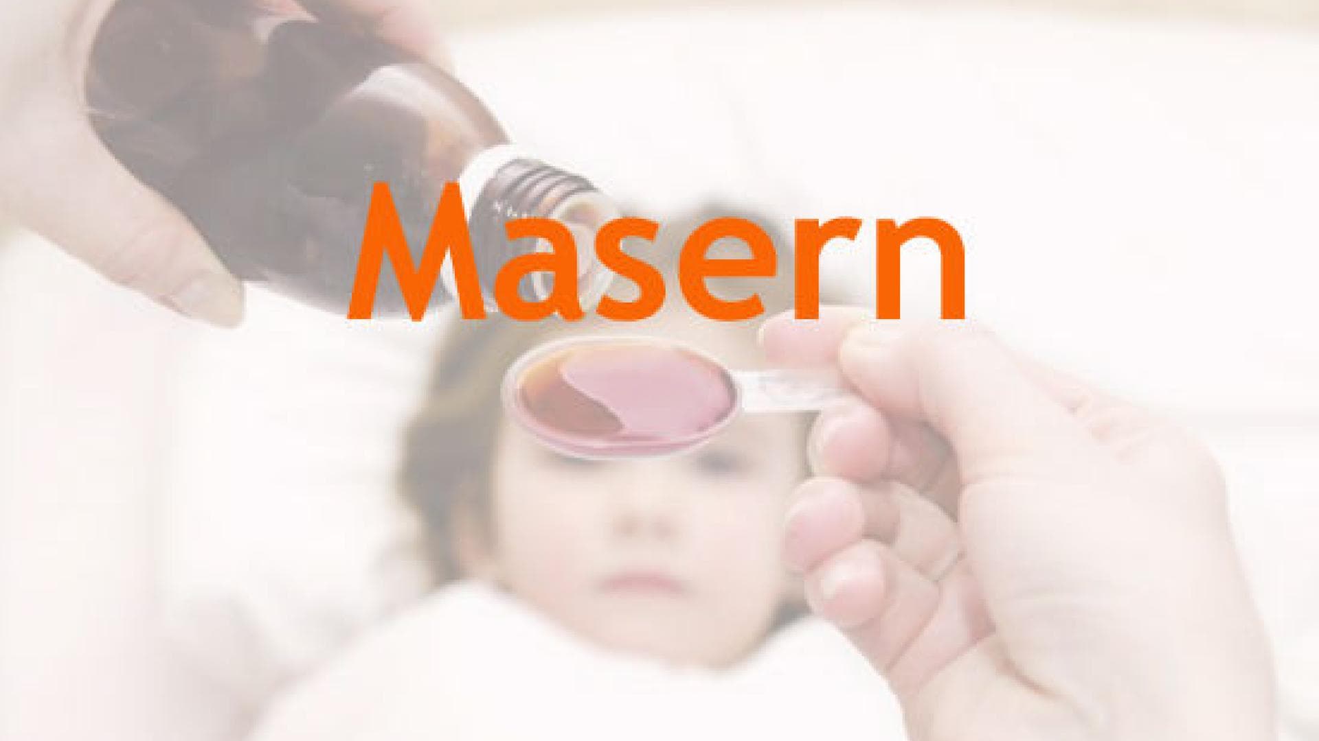 Krankes Kind bekommt Medizin Kinderkrankheiten