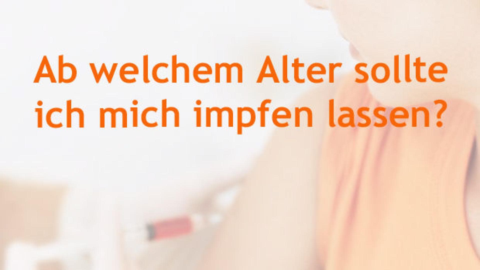 Impfschutz für Erwachsene Impfschutz Erwachsene