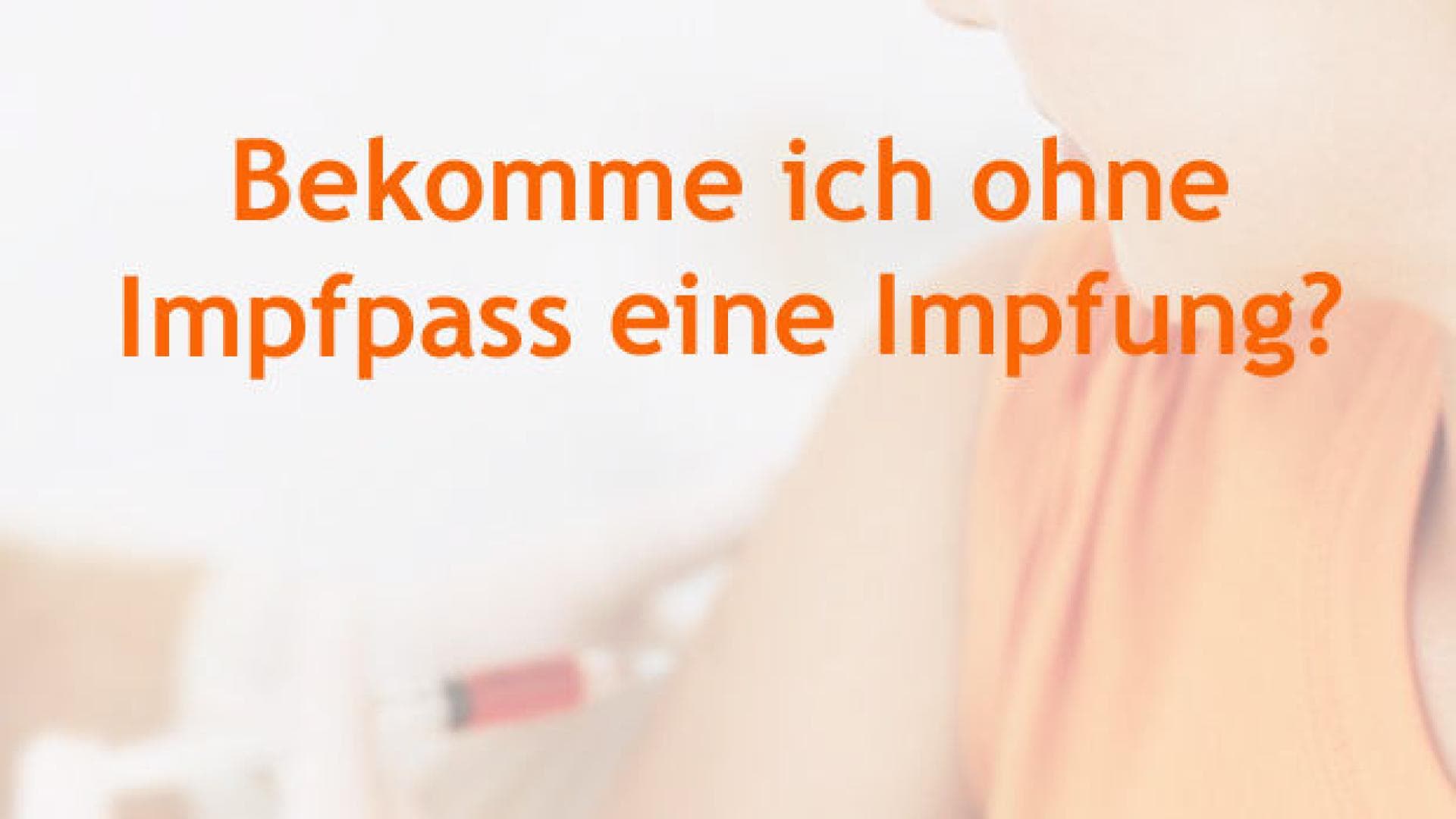 Impfschutz für Erwachsene Impfschutz Erwachsene