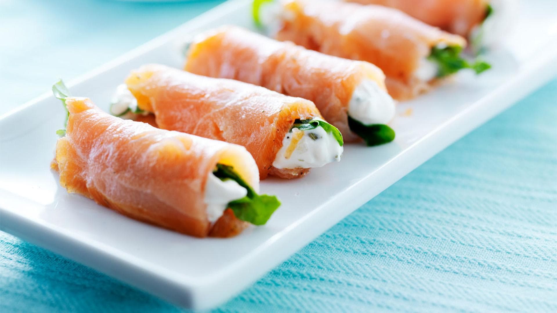 Low Carb Sushi mit Lachs 