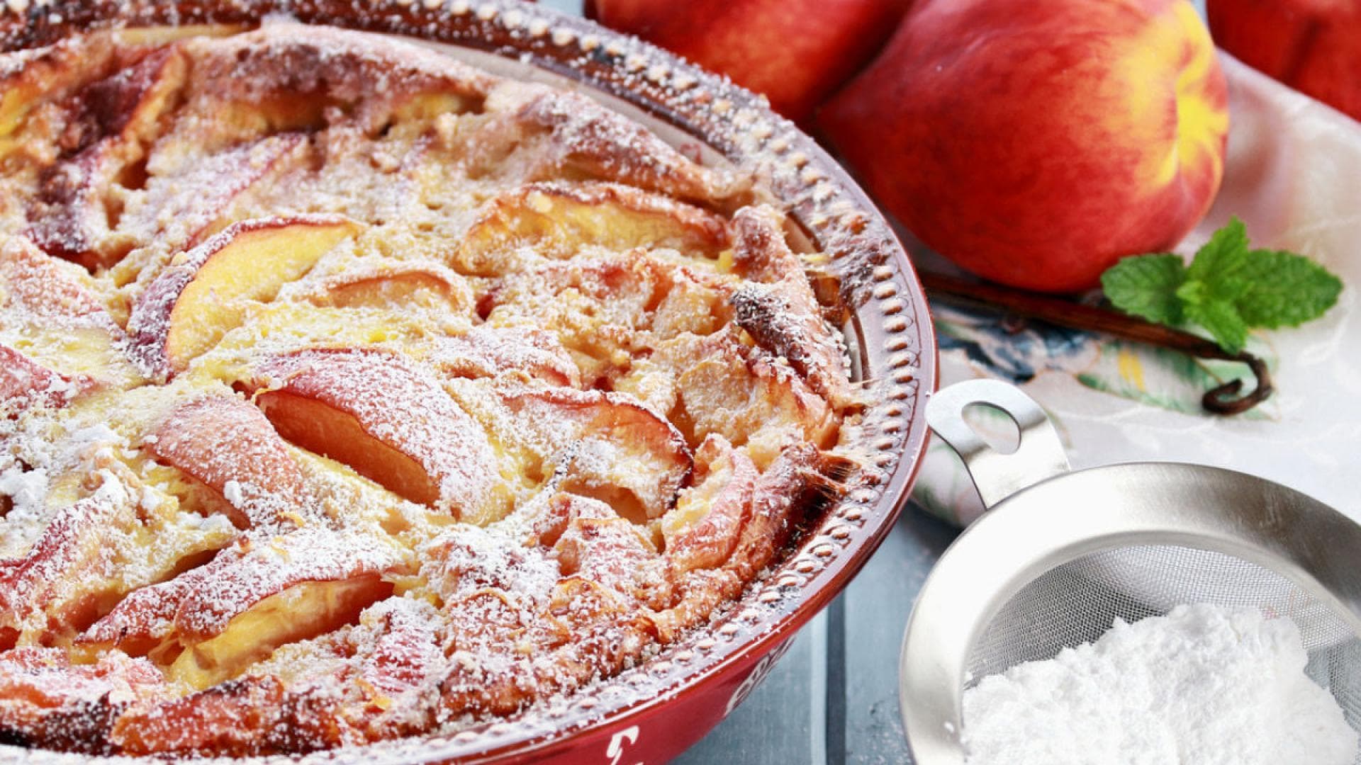 Nektarinenclafoutis