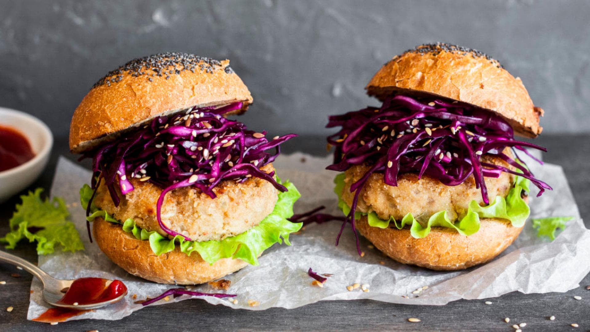 Quinoa-Kichererbsen-Burger 