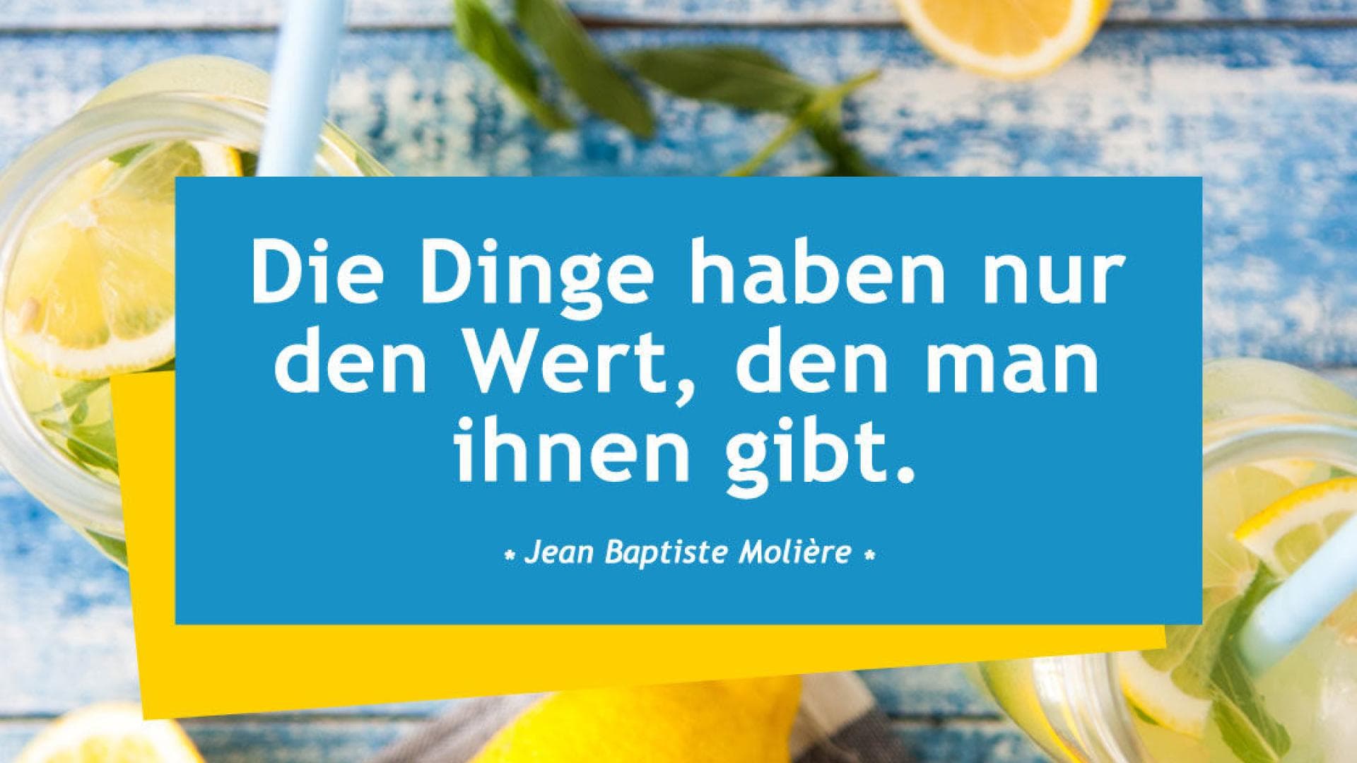 Vital-Spruch-des-Tages_Wert-der-Dinge Die Dinge haben nur den Wert, den man ihnen gibt.