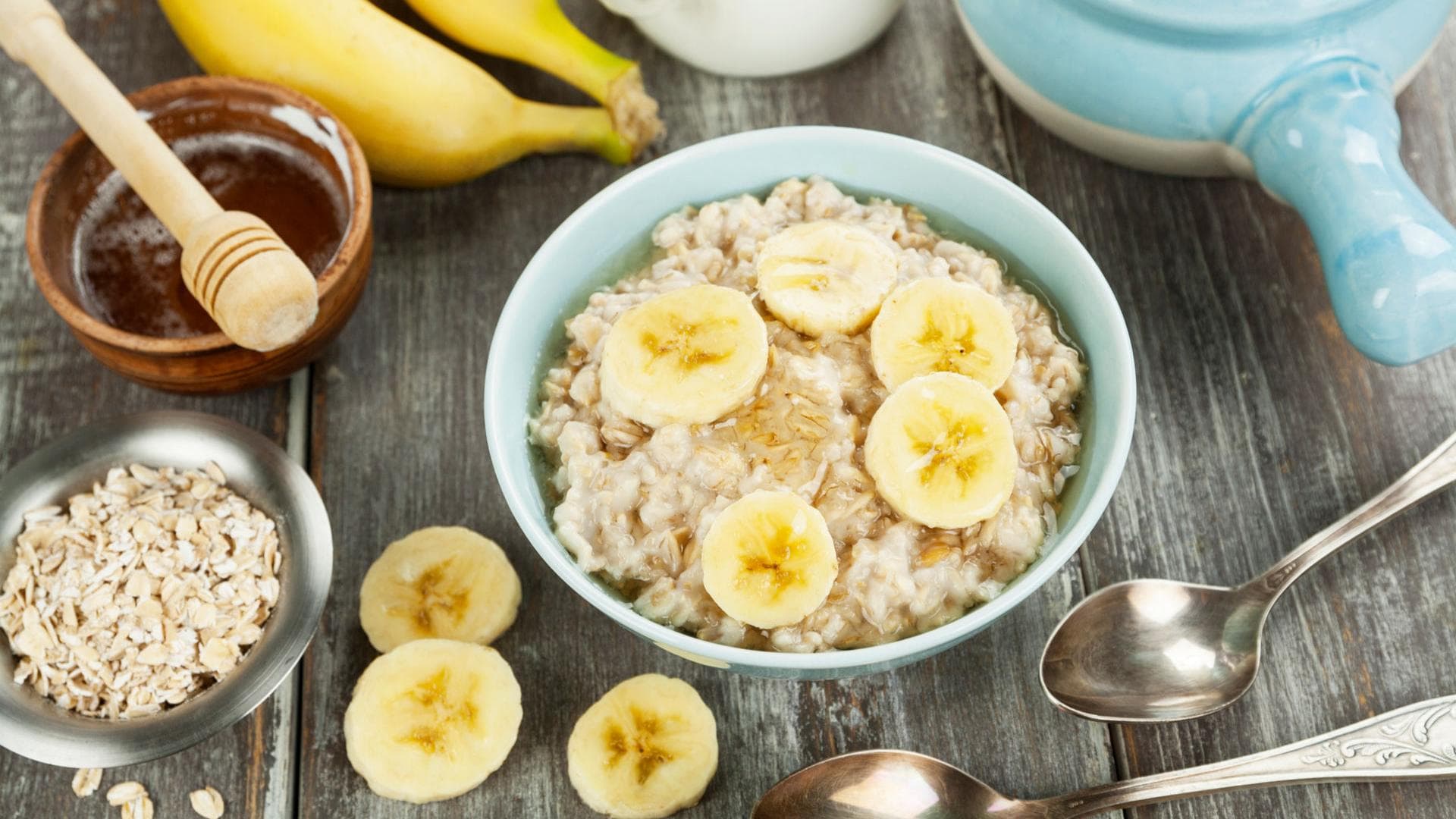 Chia-Oats mit Mango und Bananen 