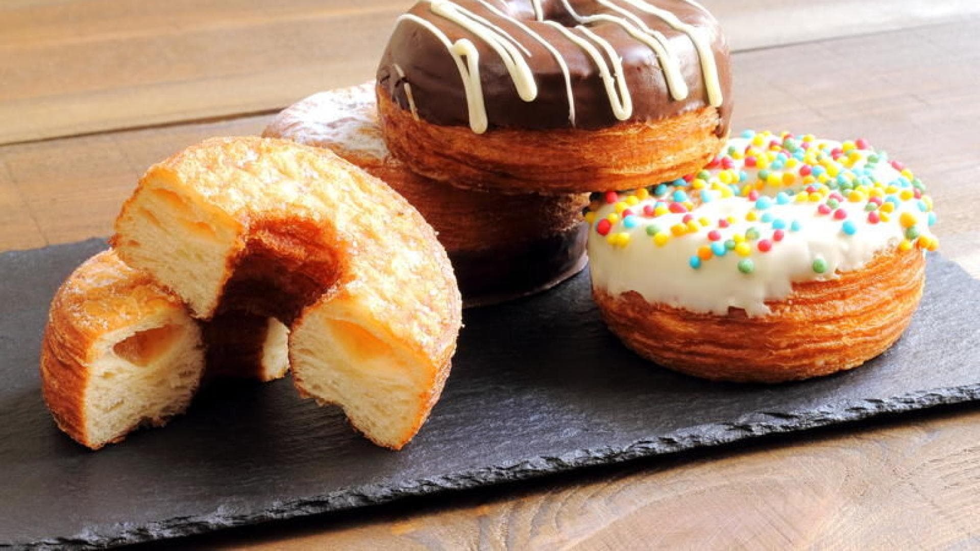 Donuts Leckere Donuts mit Glasur