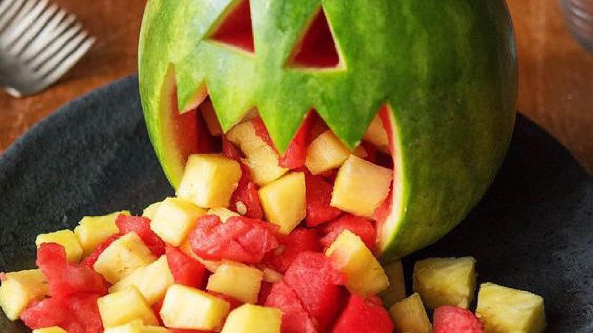 Wassermelone Monster Halloween