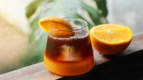 Espresso mit Orange