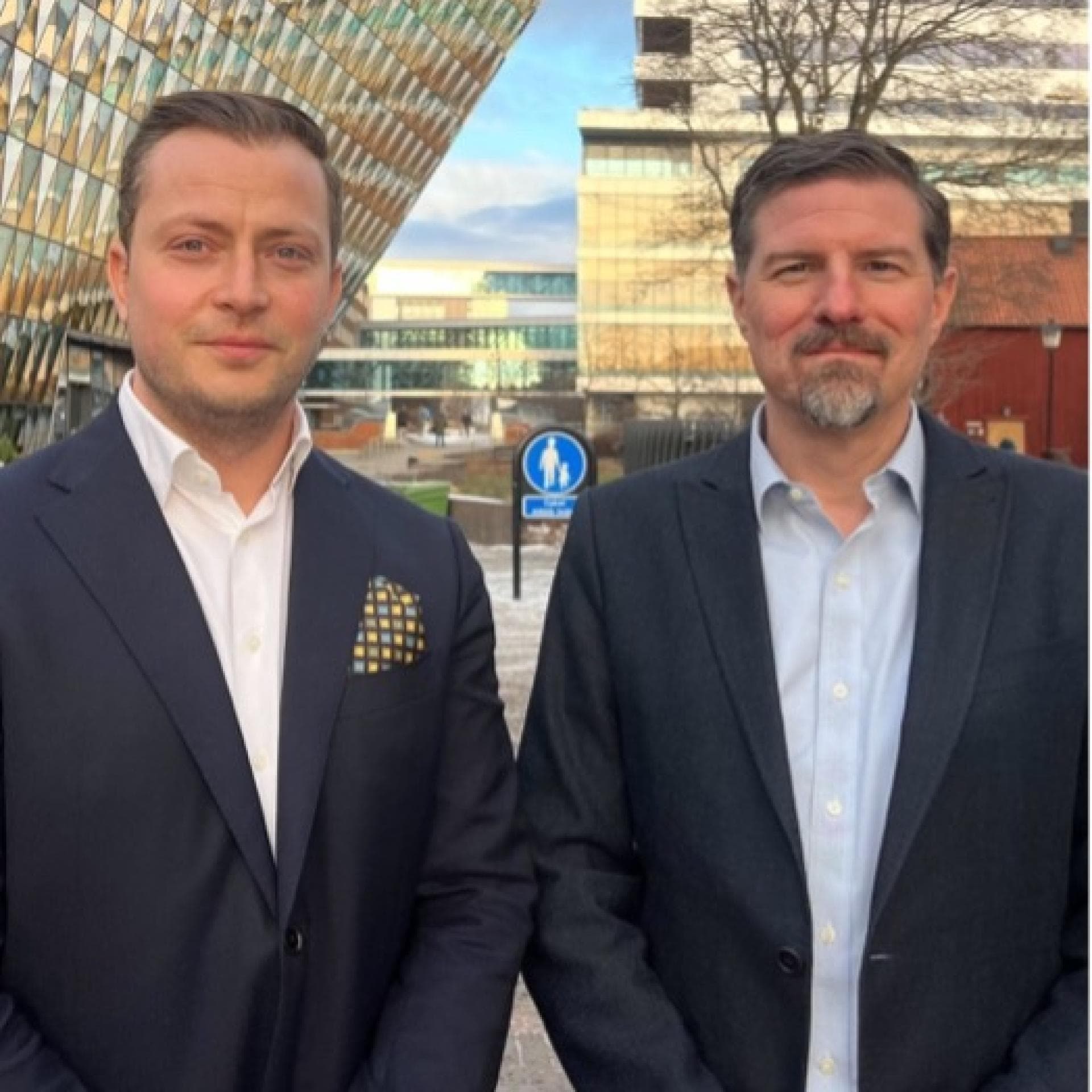 Adrian Liljefors und Dr. Johan Lindström