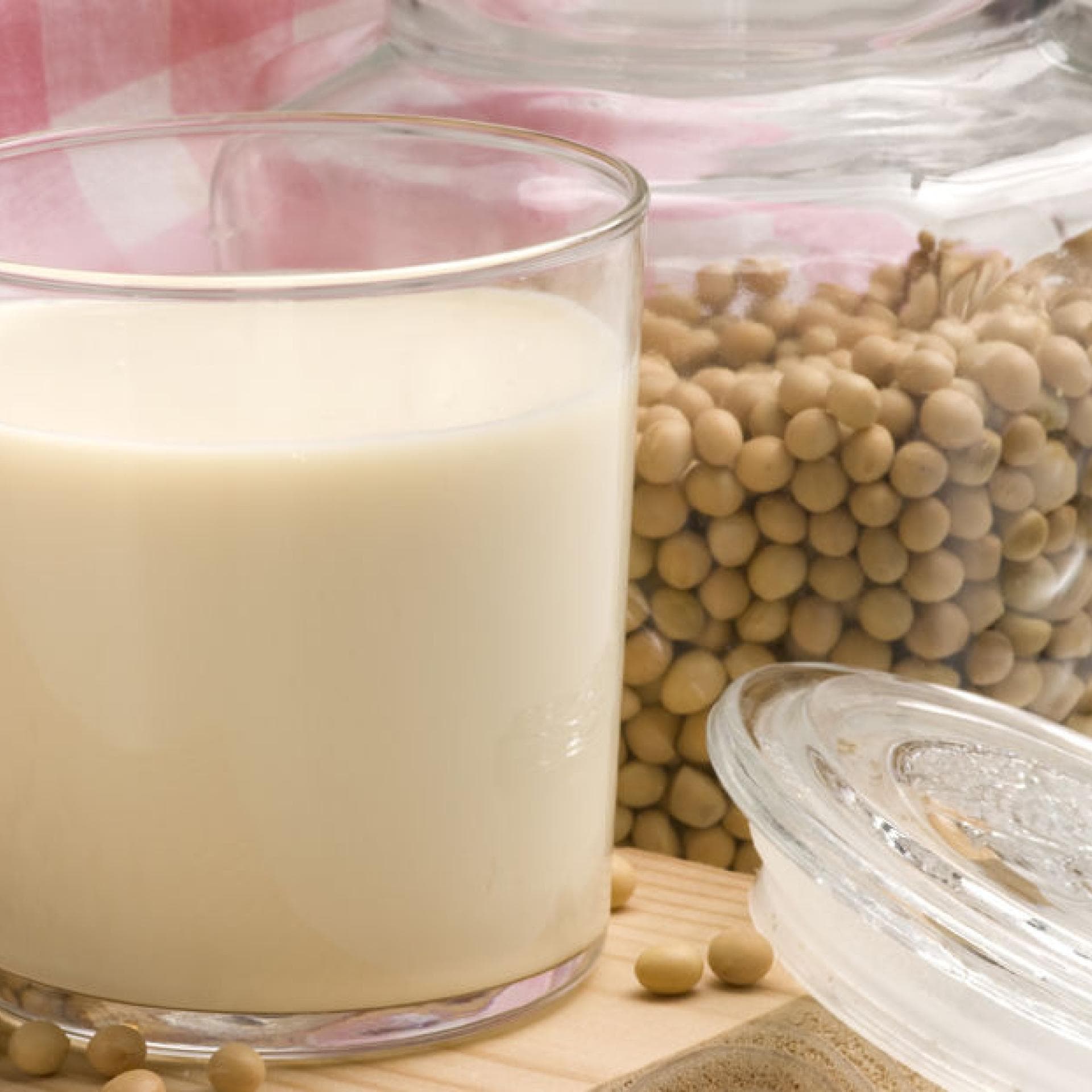 Sojabohnen und Milch Sojabohnen und Milch