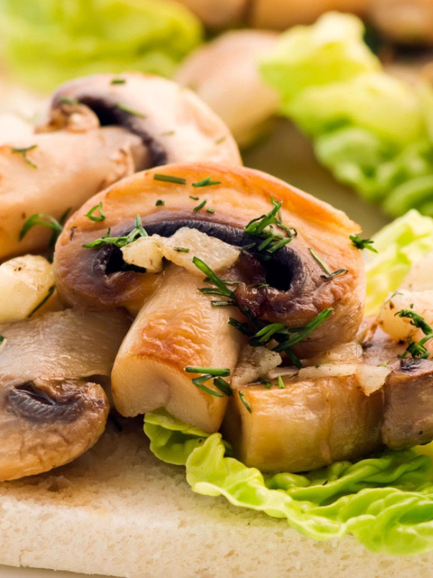 Basischer Champignon-Salat