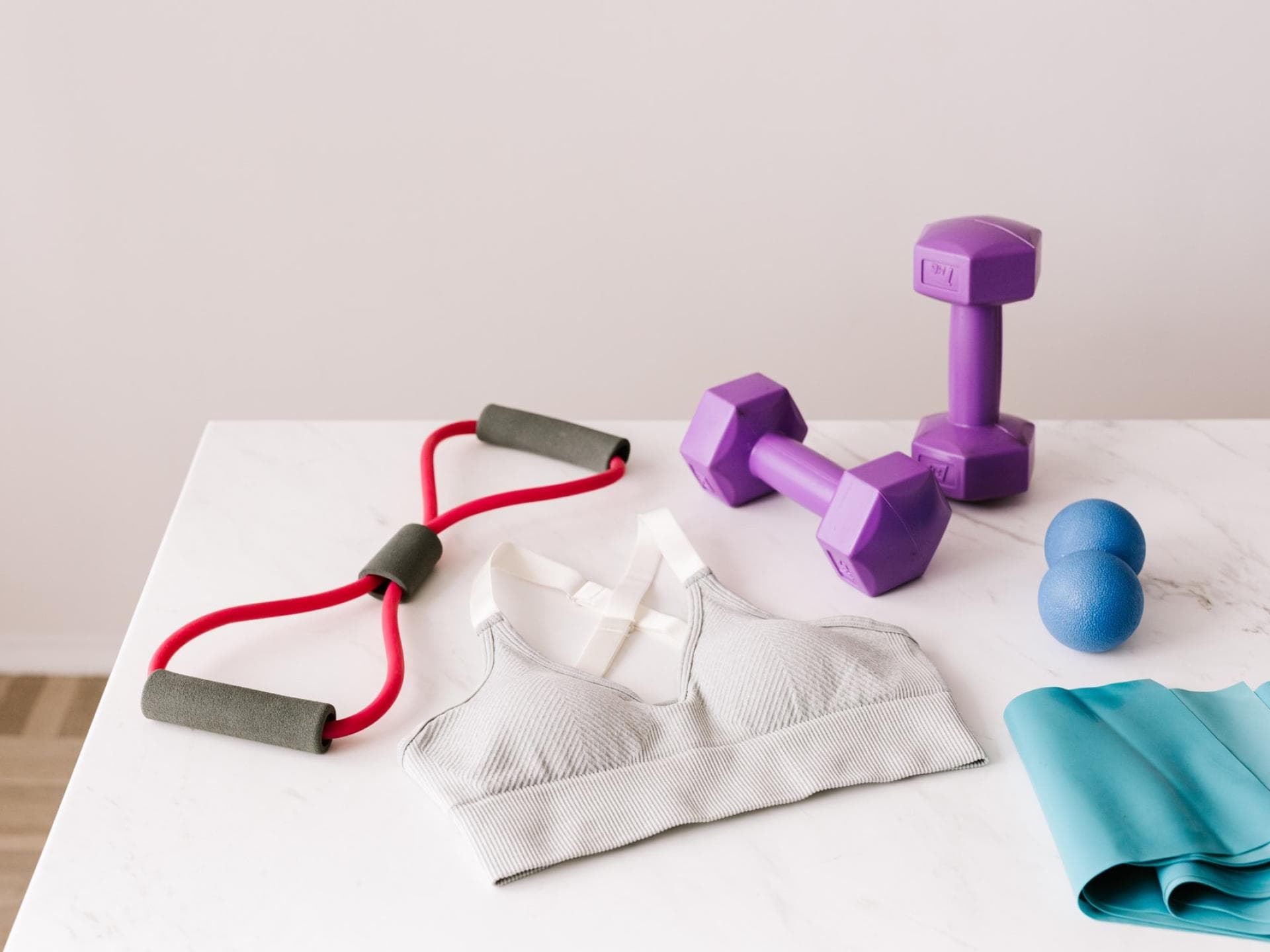 Fitness-Tools und Sport-BH
