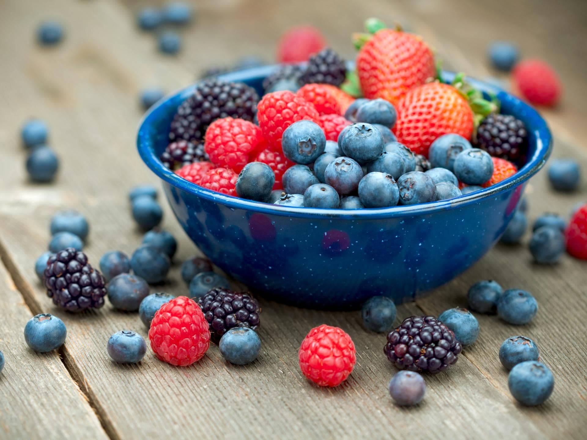 Beeren in einer Schüssel