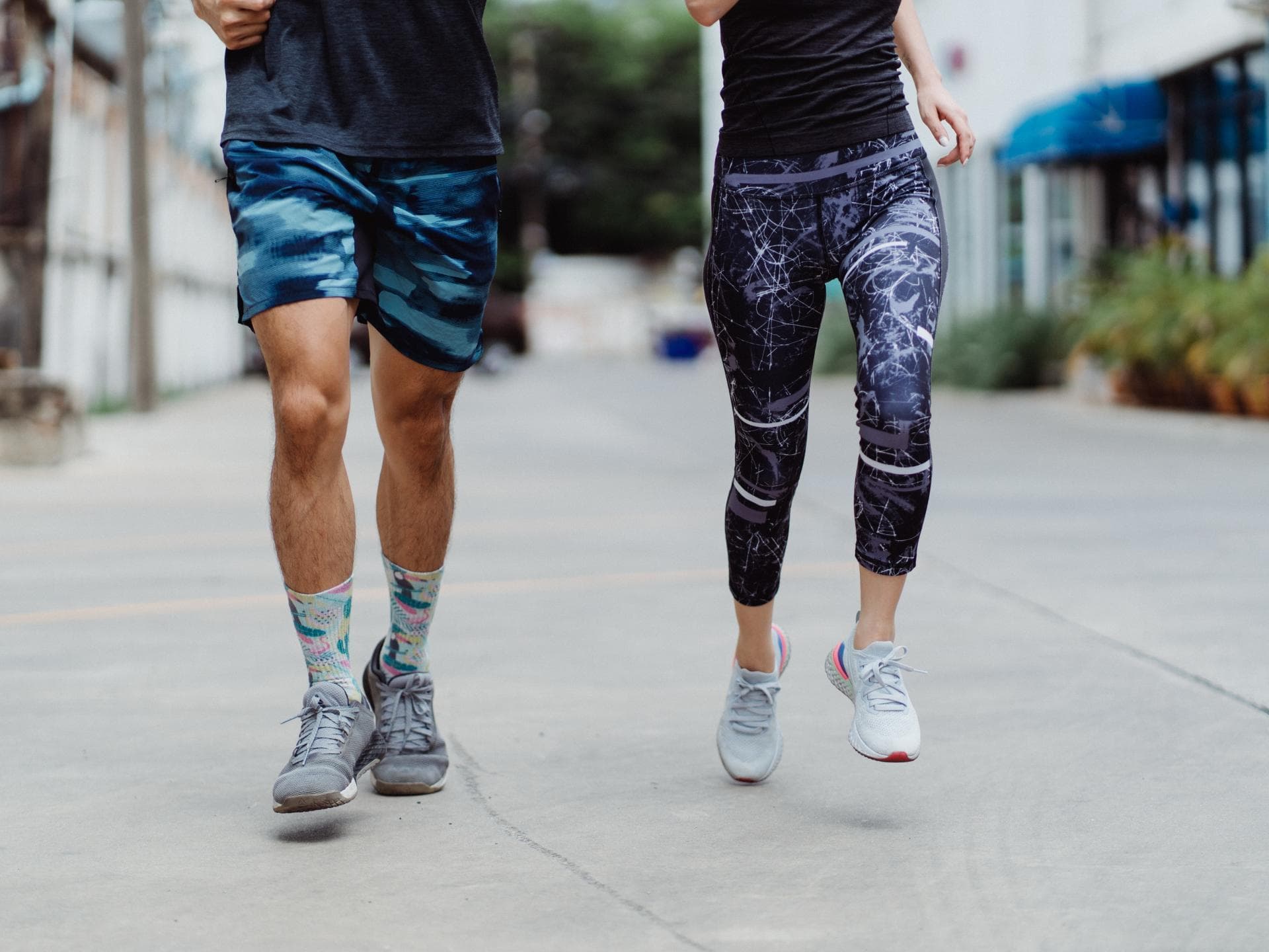 Joggendes Paar