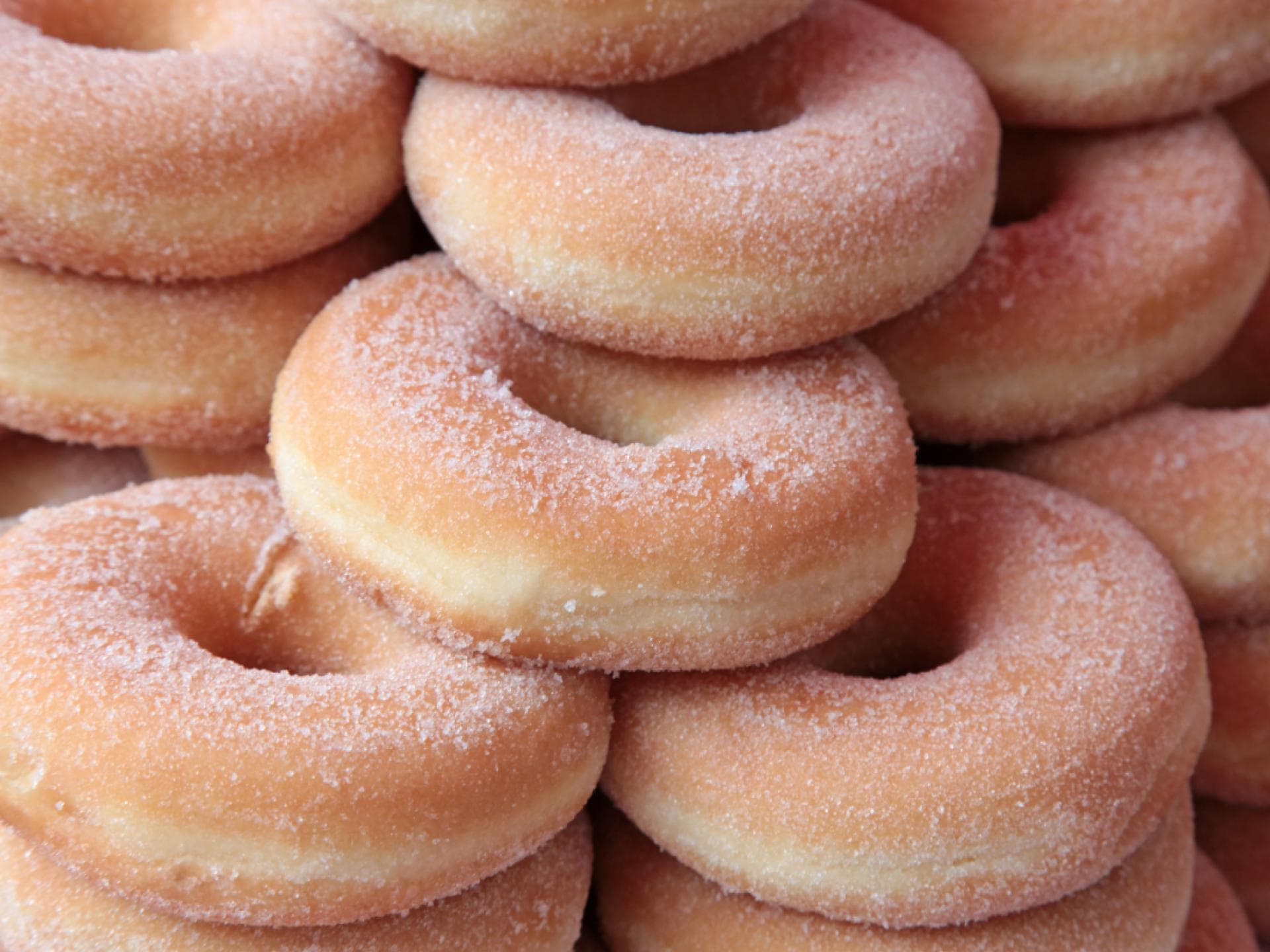 Donuts mit Zucker Donuts mit Zucker