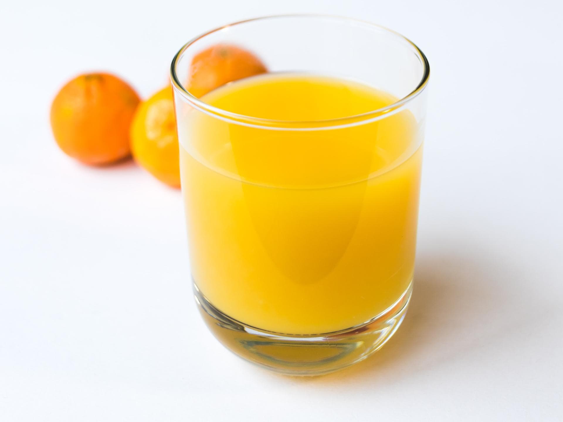 Orangensaft im Glas