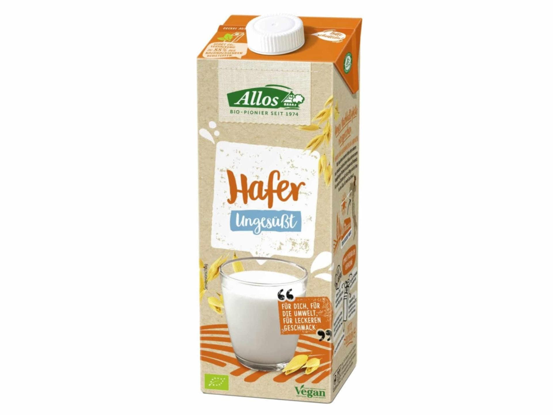 Karton mit Hafermilch von Allos