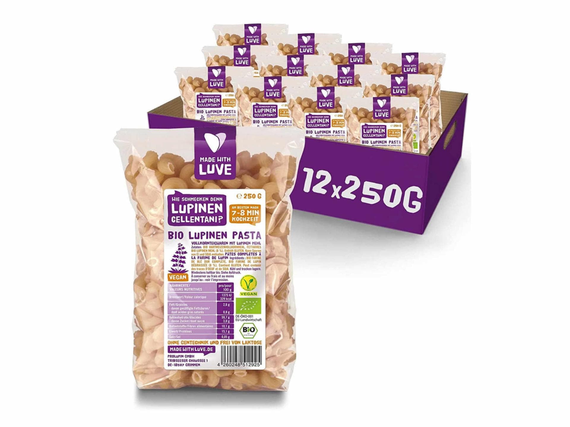 Lupinenpasta