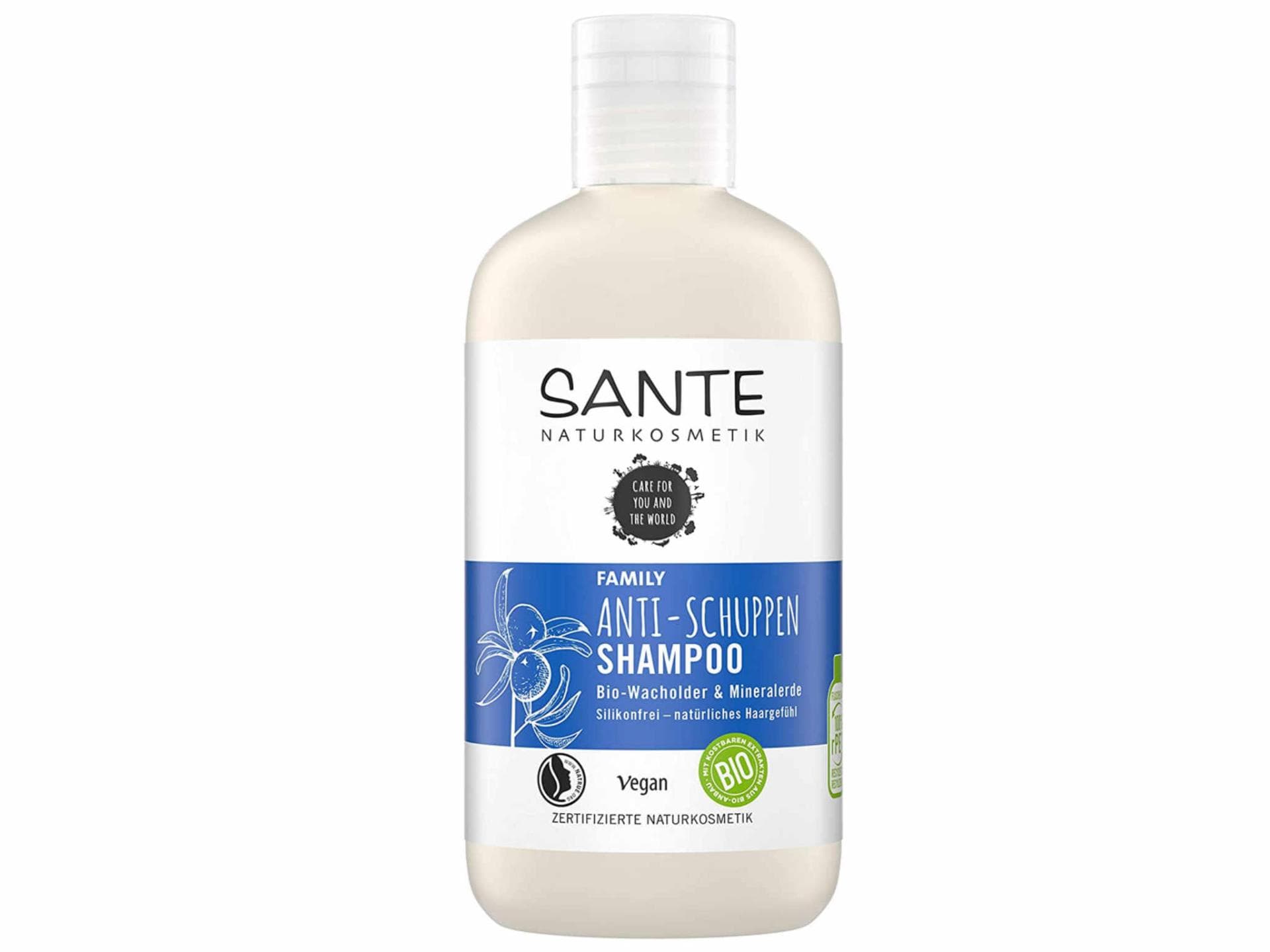 SANTE Naturkosmetik Anti-Schuppen Shampoo Bio-Wacholder & Mineralerde