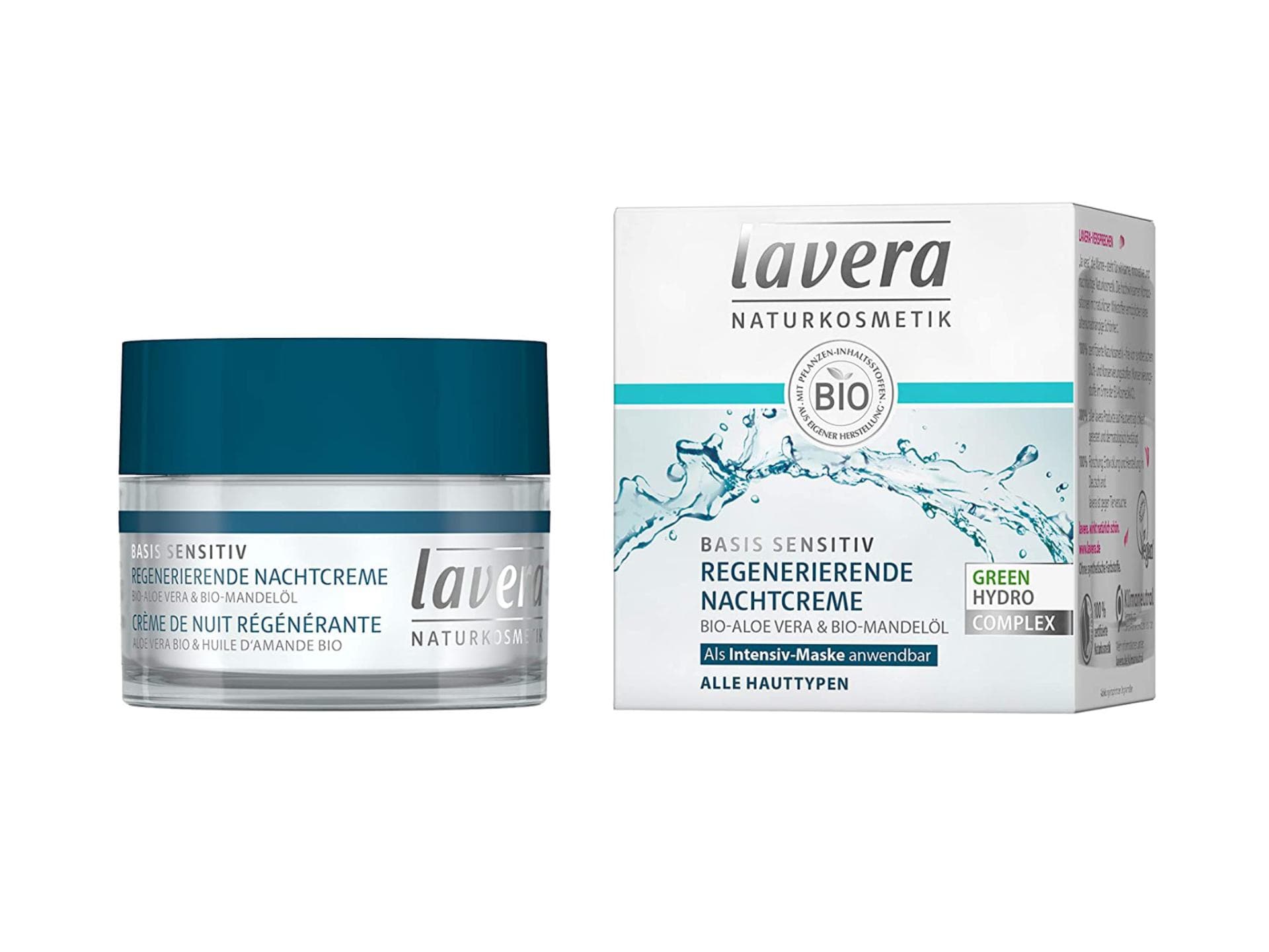 Basis Sensitiv Regenerierende Nachtcreme von Lavera
