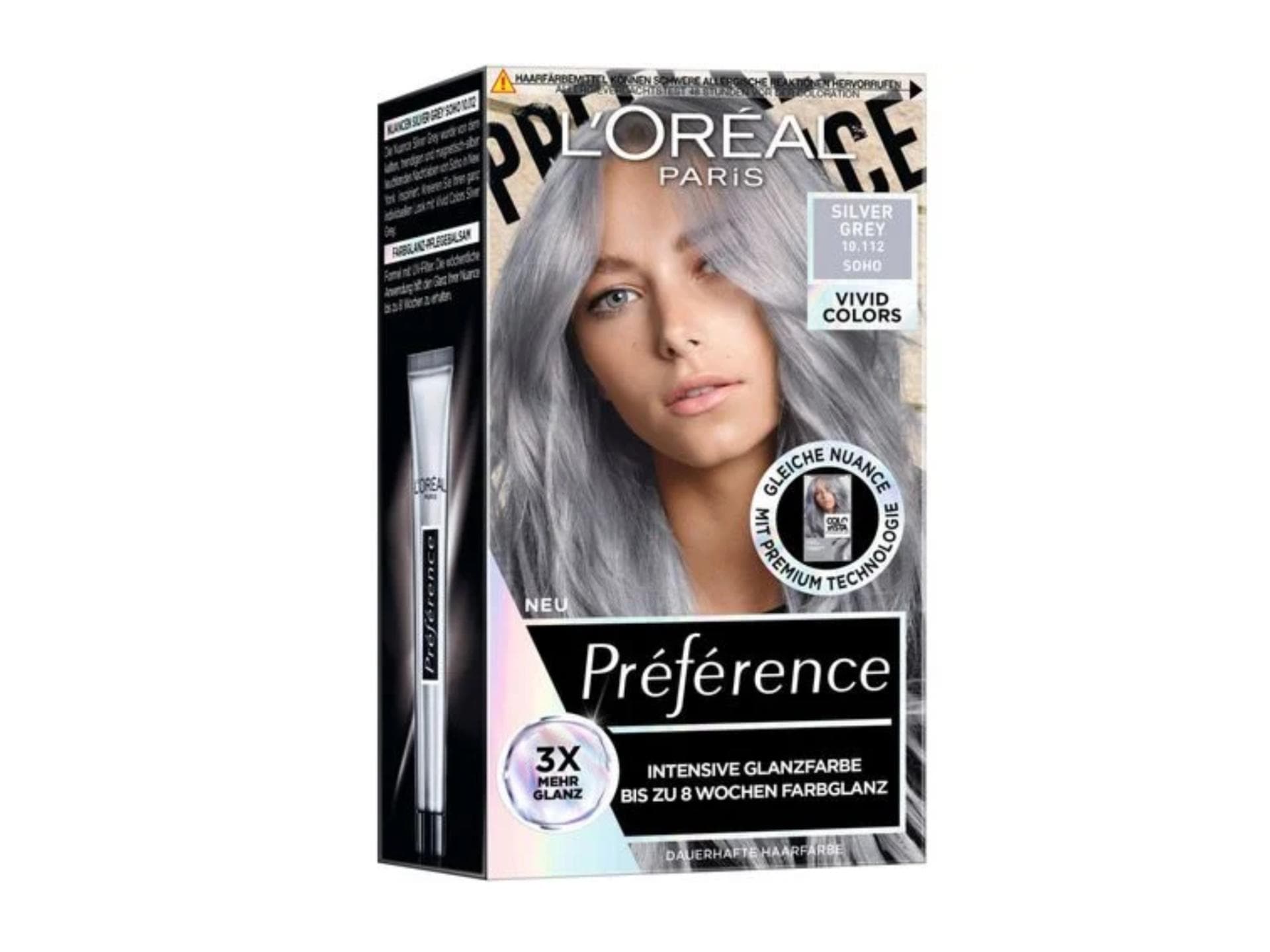 Vivid Colors Silver Grey 10.112 von L’Oréal Paris Préférence