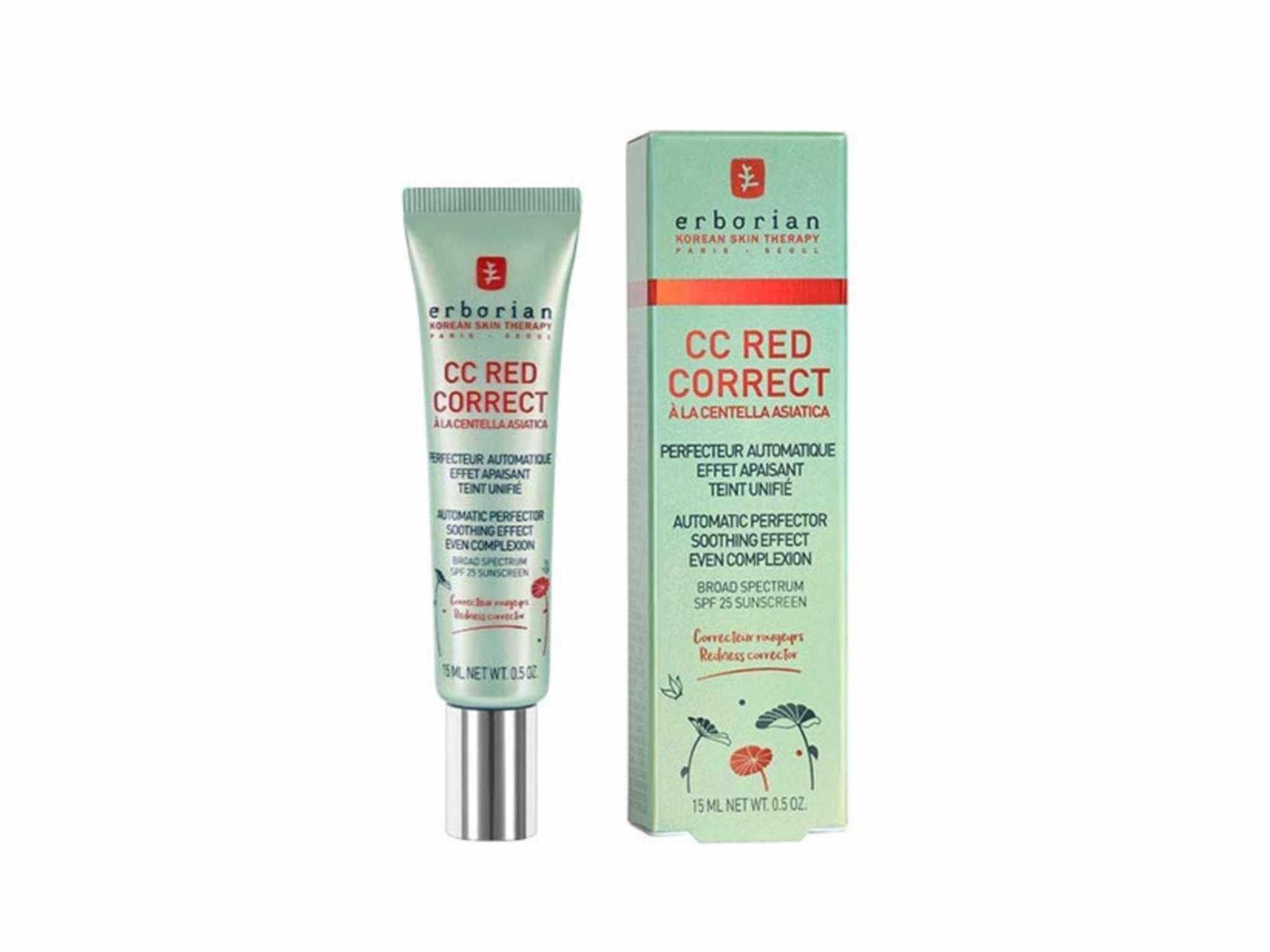 Erborian CC Red Correct mit Centella Asiatica 