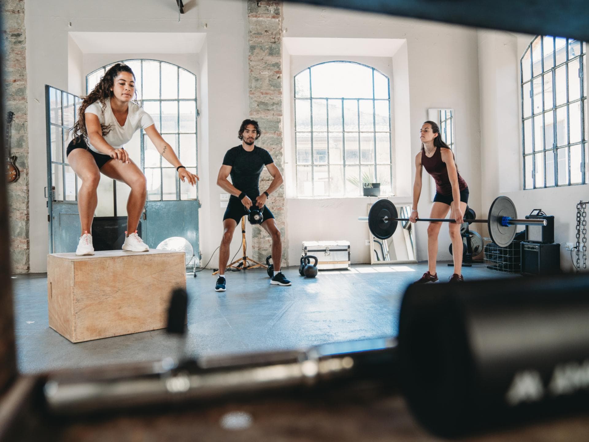 Sportgruppe macht HIIT