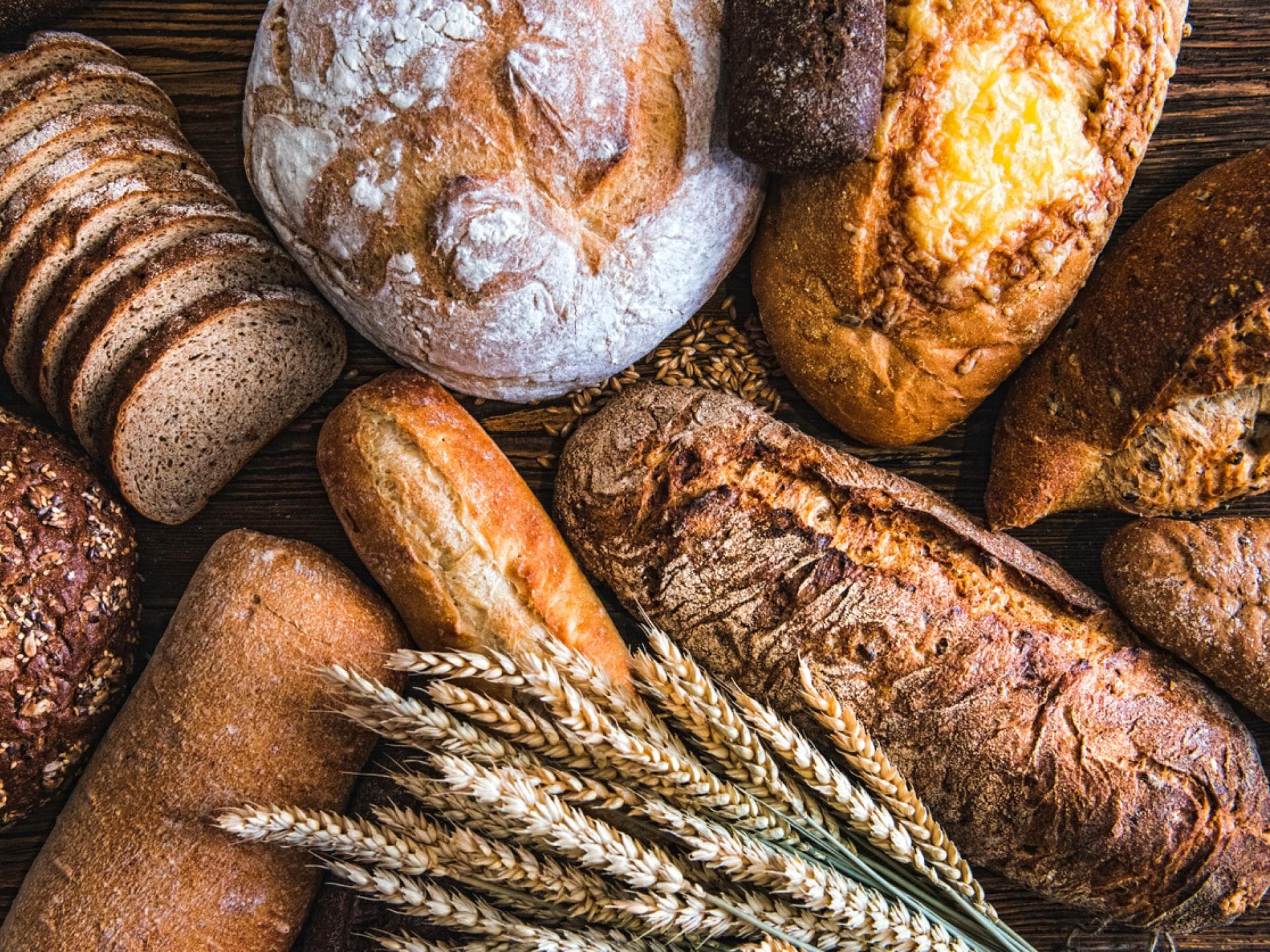 Verschiedene Brotsorten