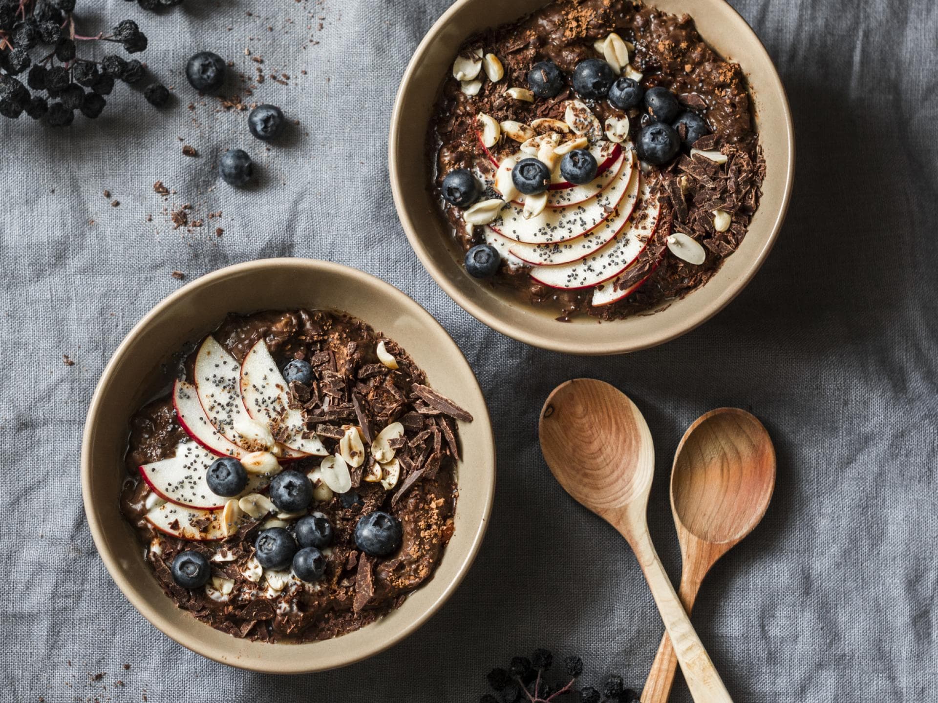 Porridge mit Kakao