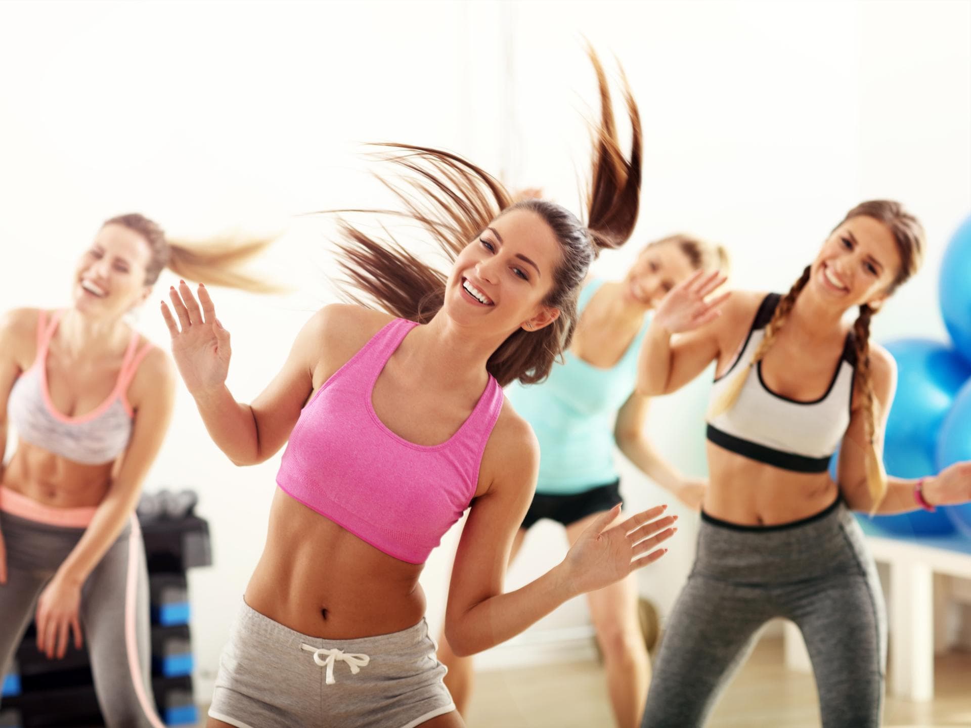 Frauen machen Zumba