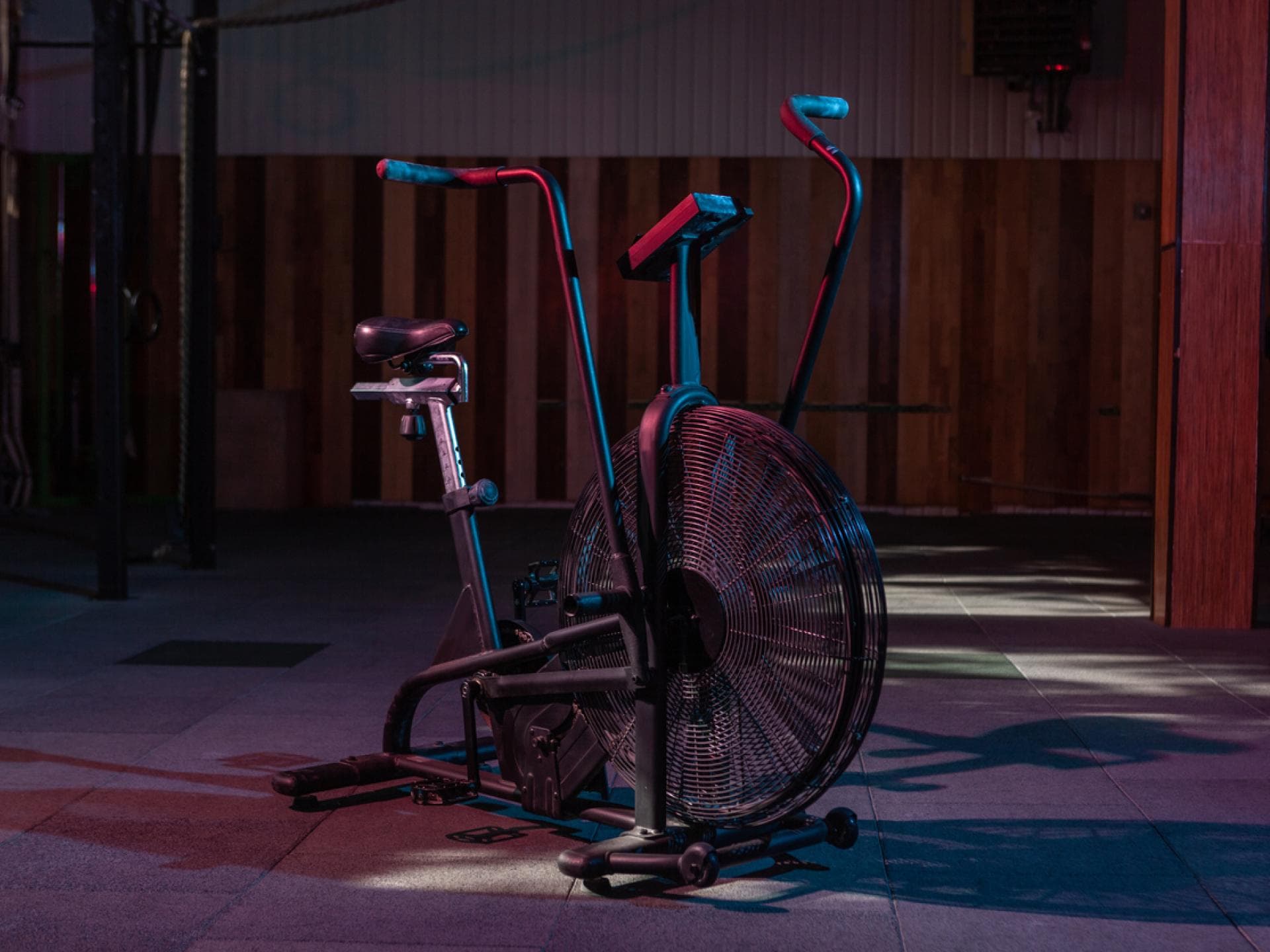 AirBike im Fitnessstudio