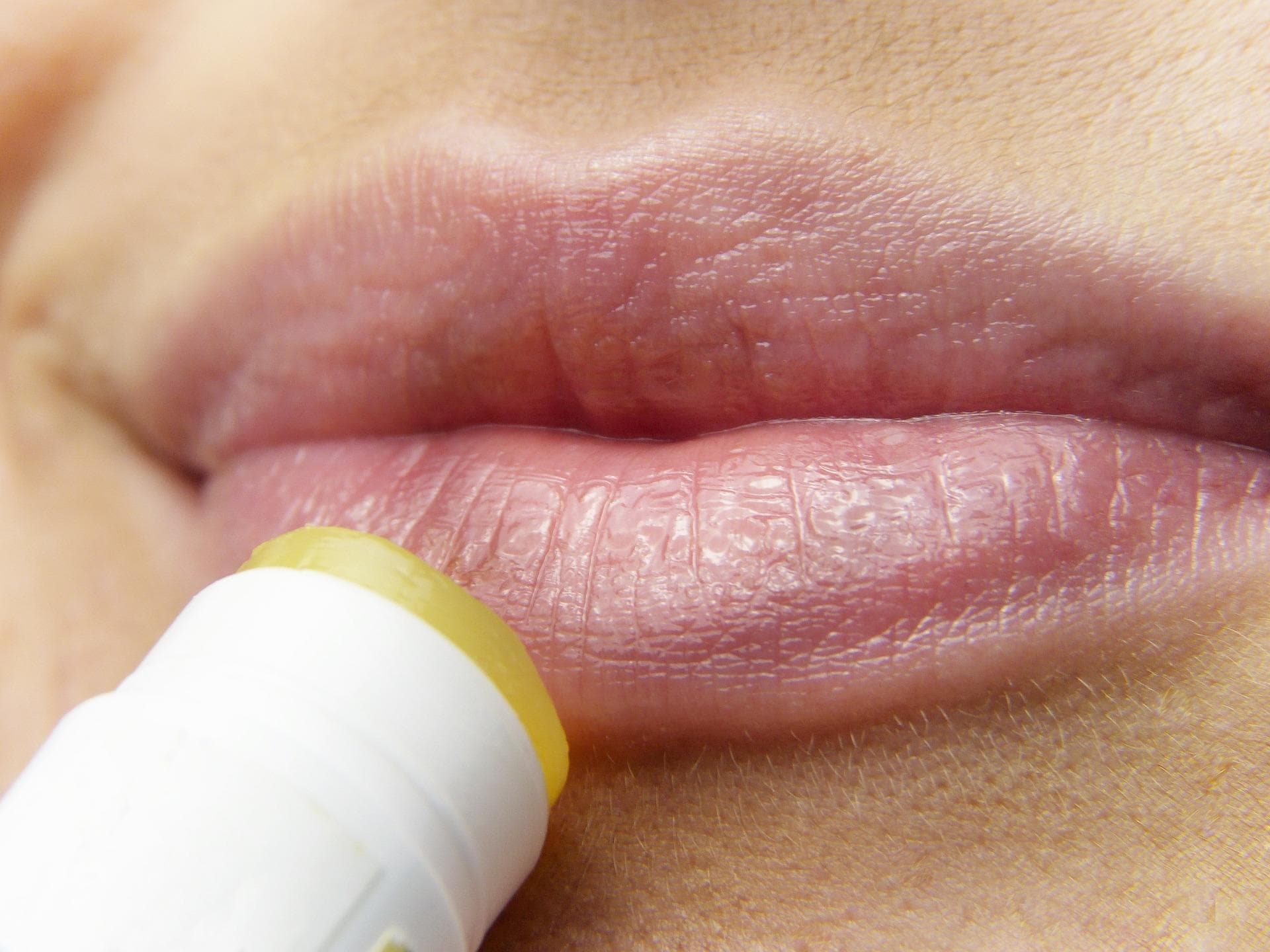Lippen mit Stift