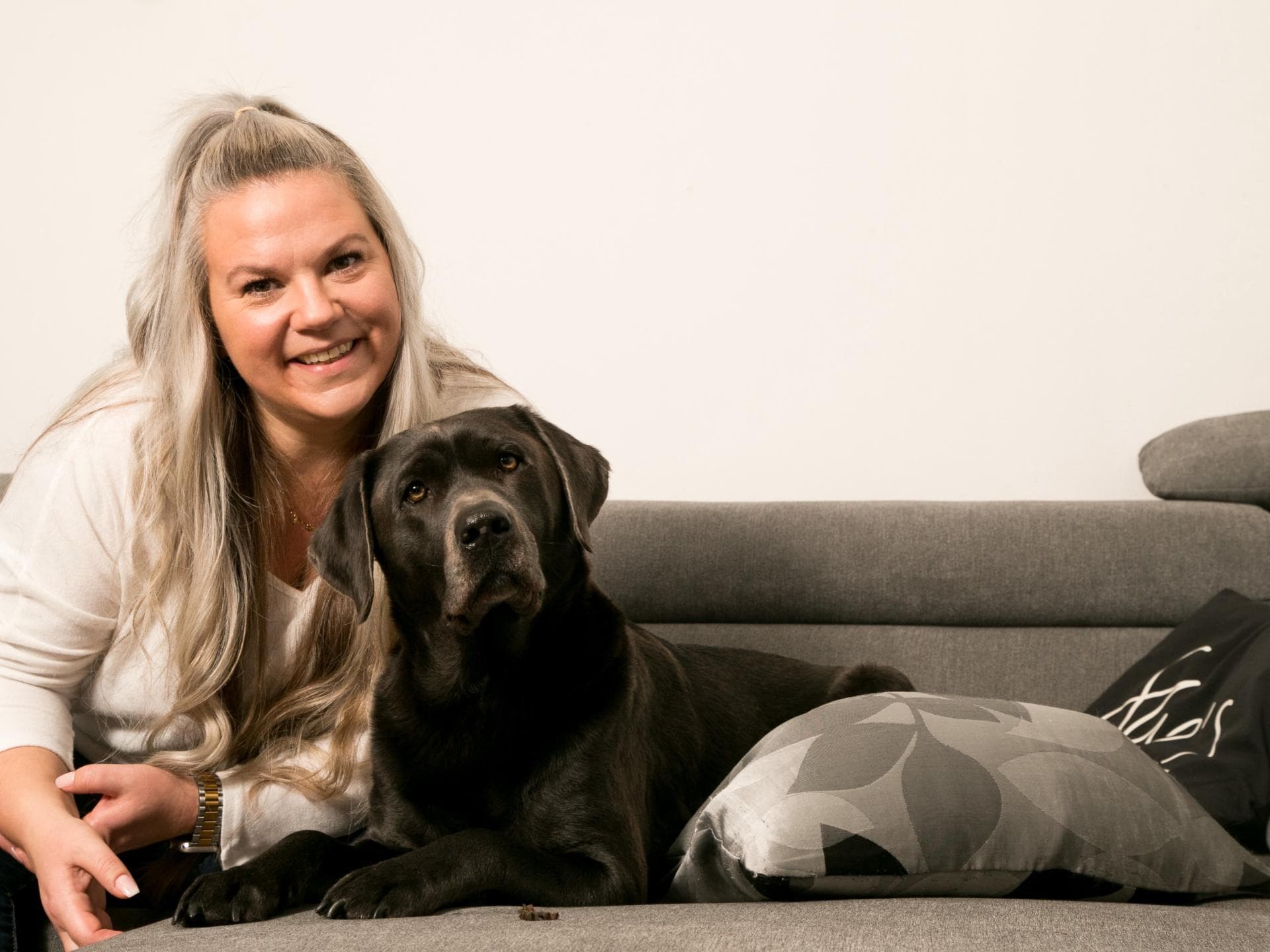 Rabea Fischer und Hund