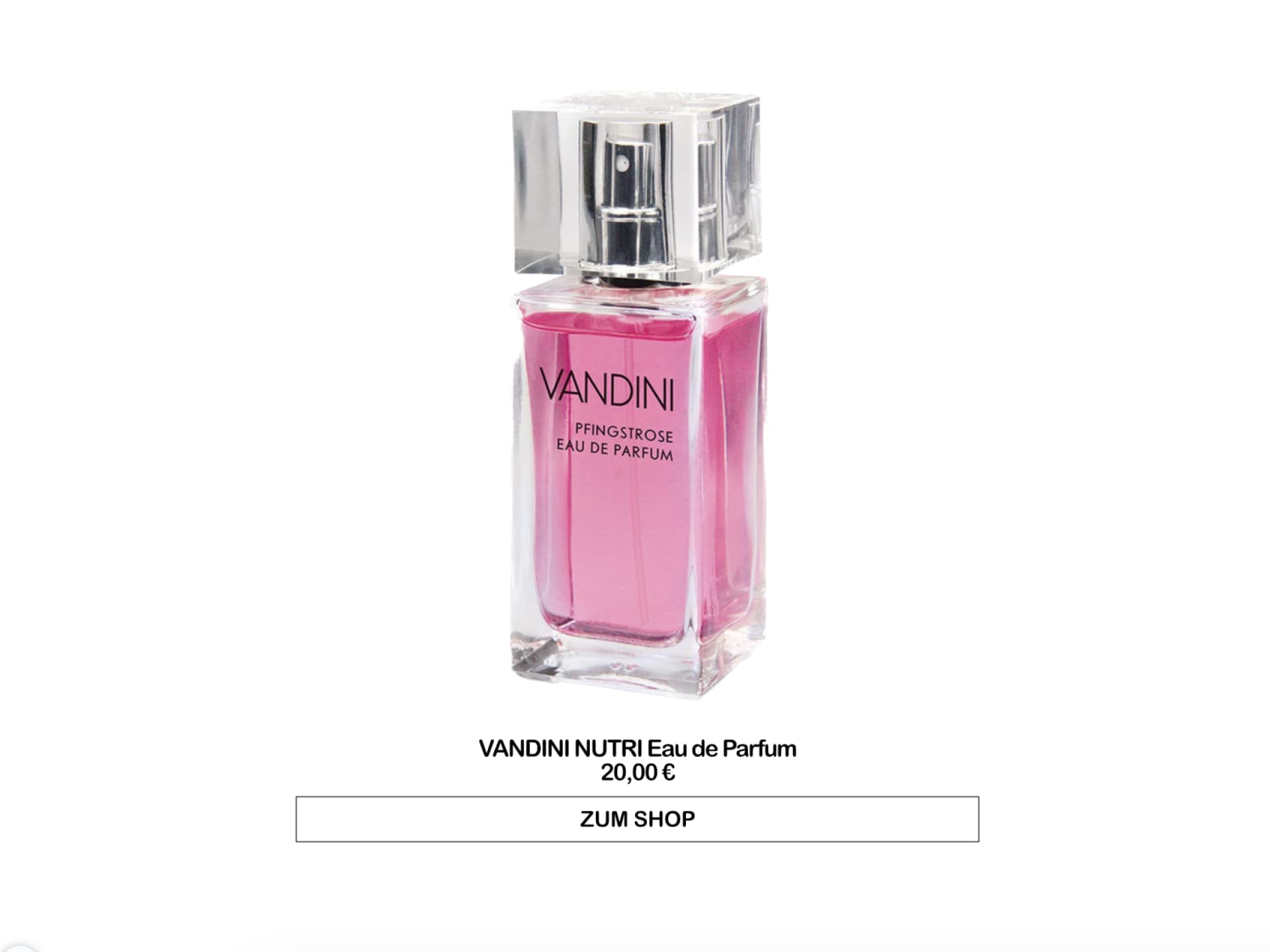 VANDINI NUTRI Eau de Parfum