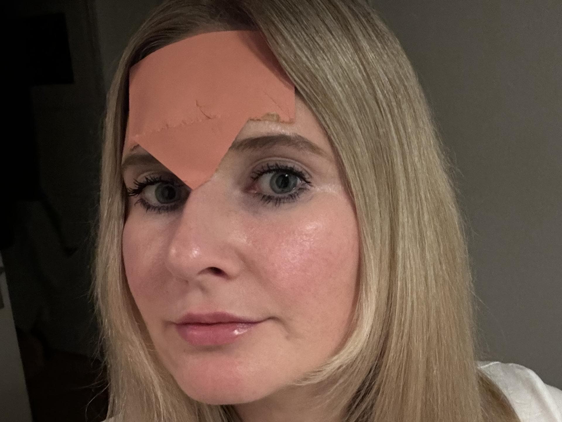 Frownies im Gesicht