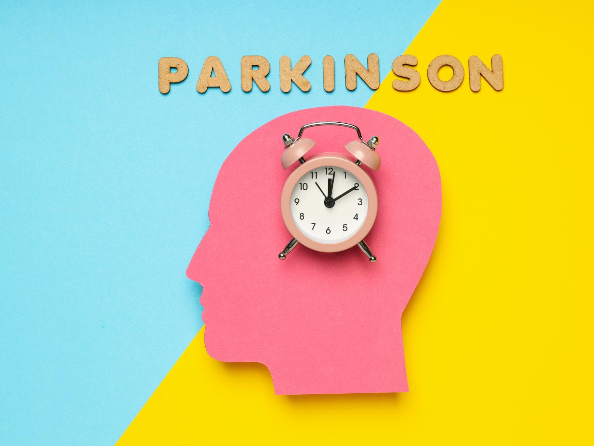 Abbildung Kopf und Parkinson