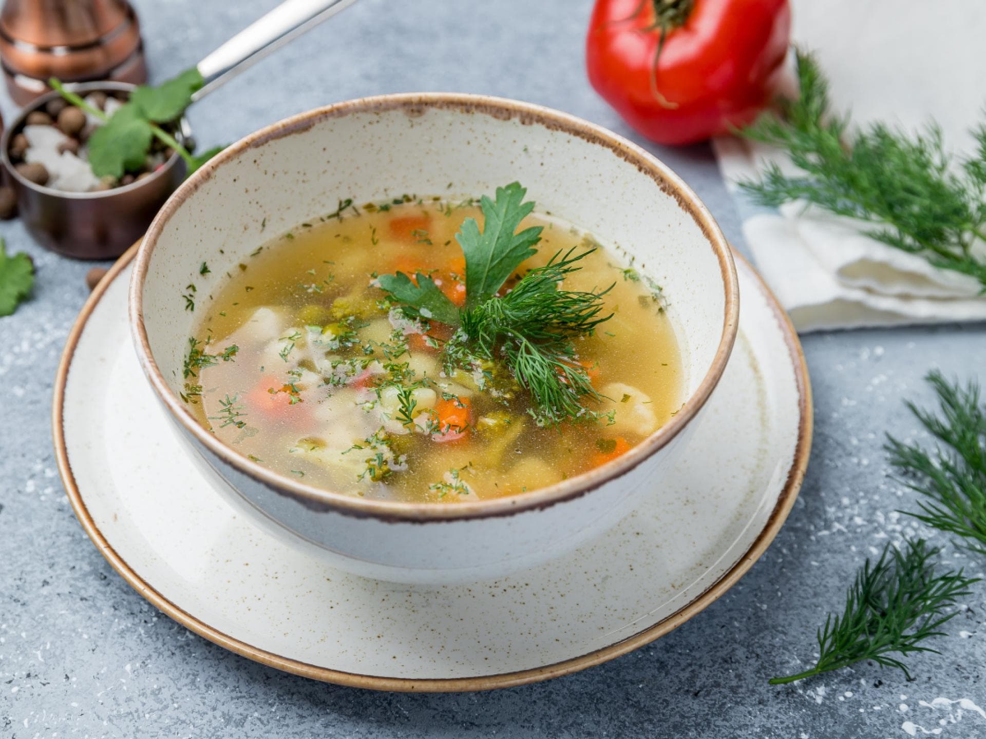 Gemüsesuppe