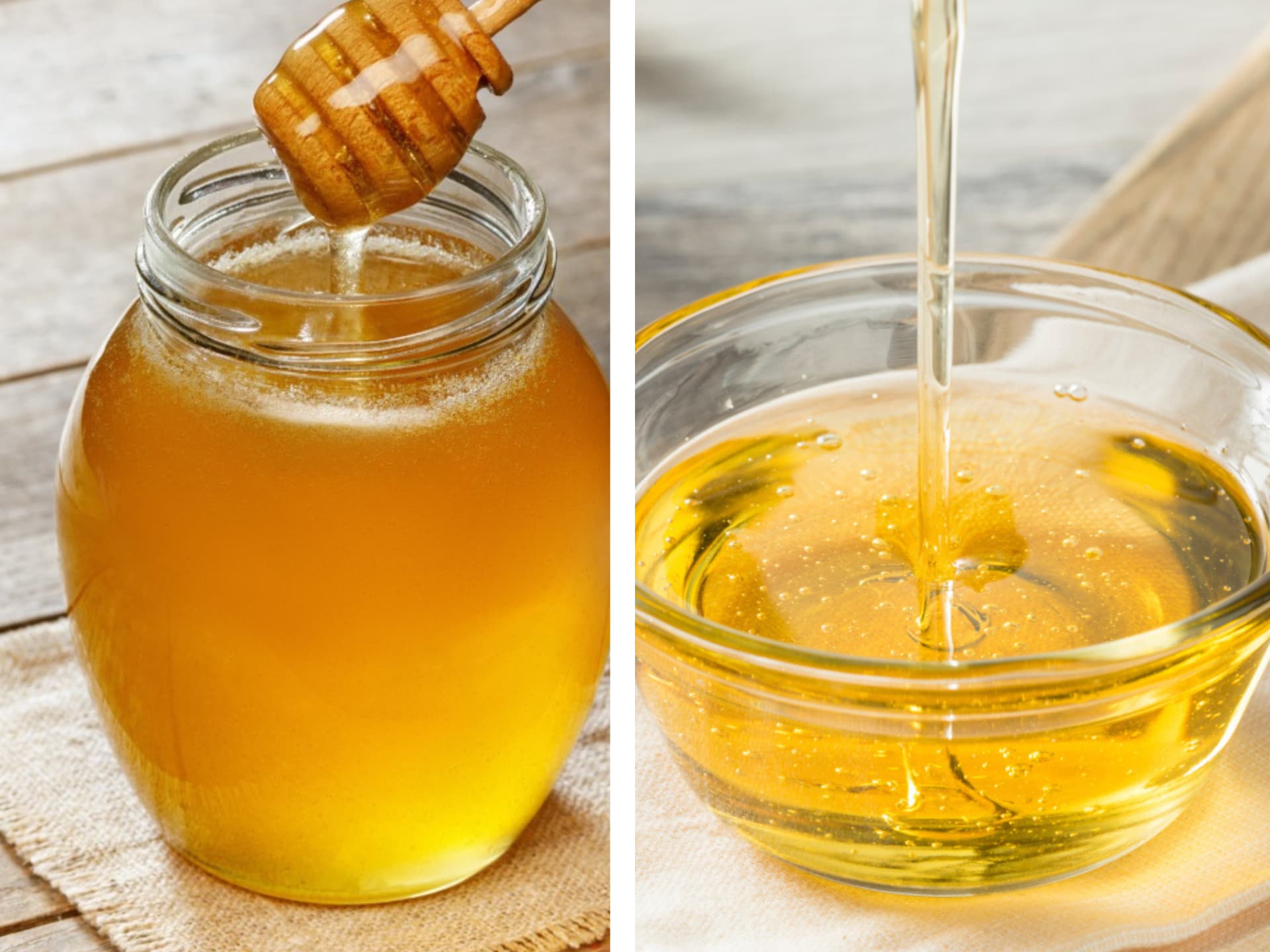 Honig oder Agavendicksaft Honig oder Agavendicksaft